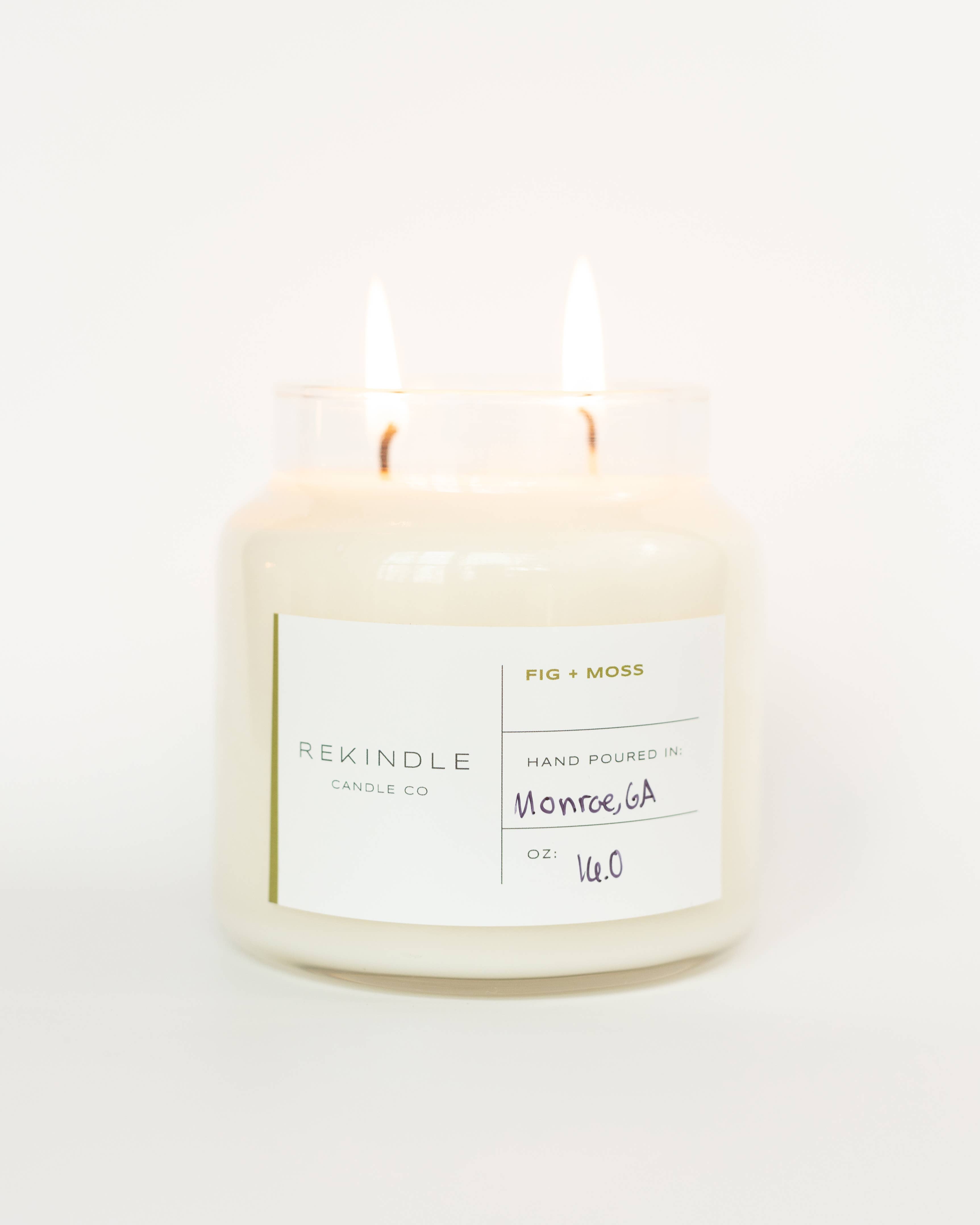 Fig + Moss Cotton Wick Soy Candle