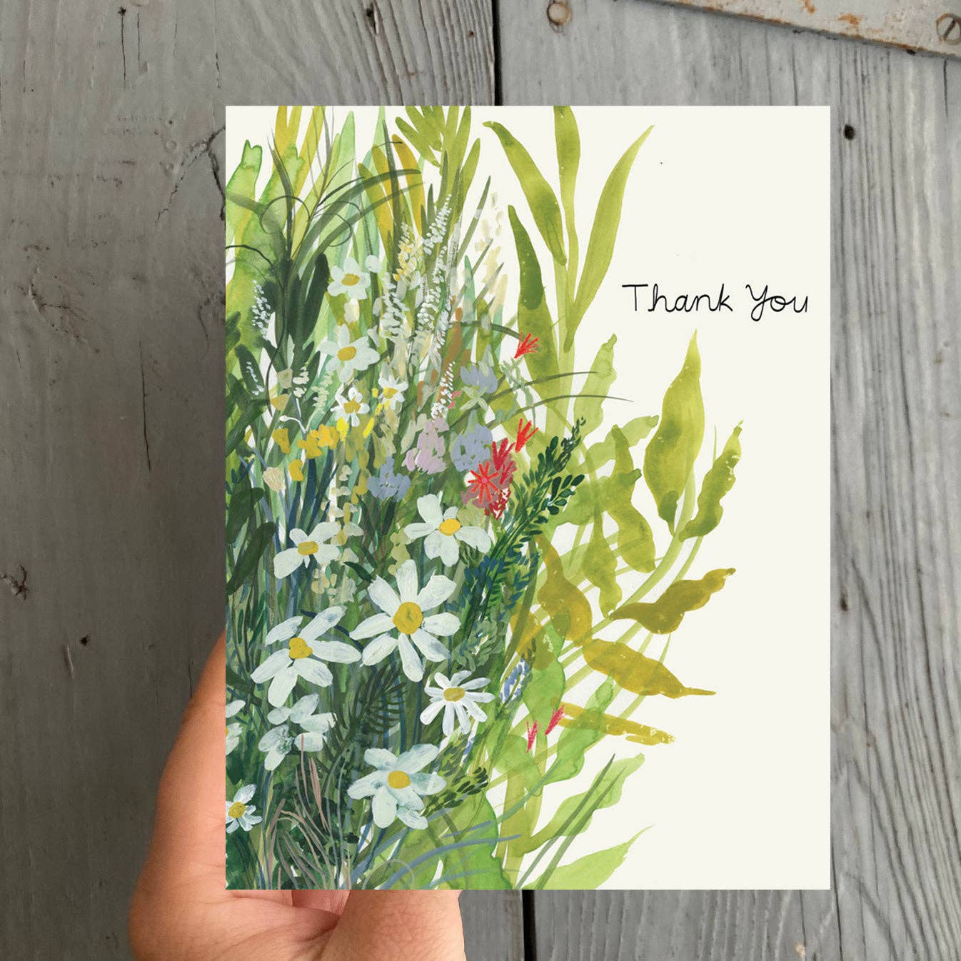 Thank You Wildflowers Greeting Card