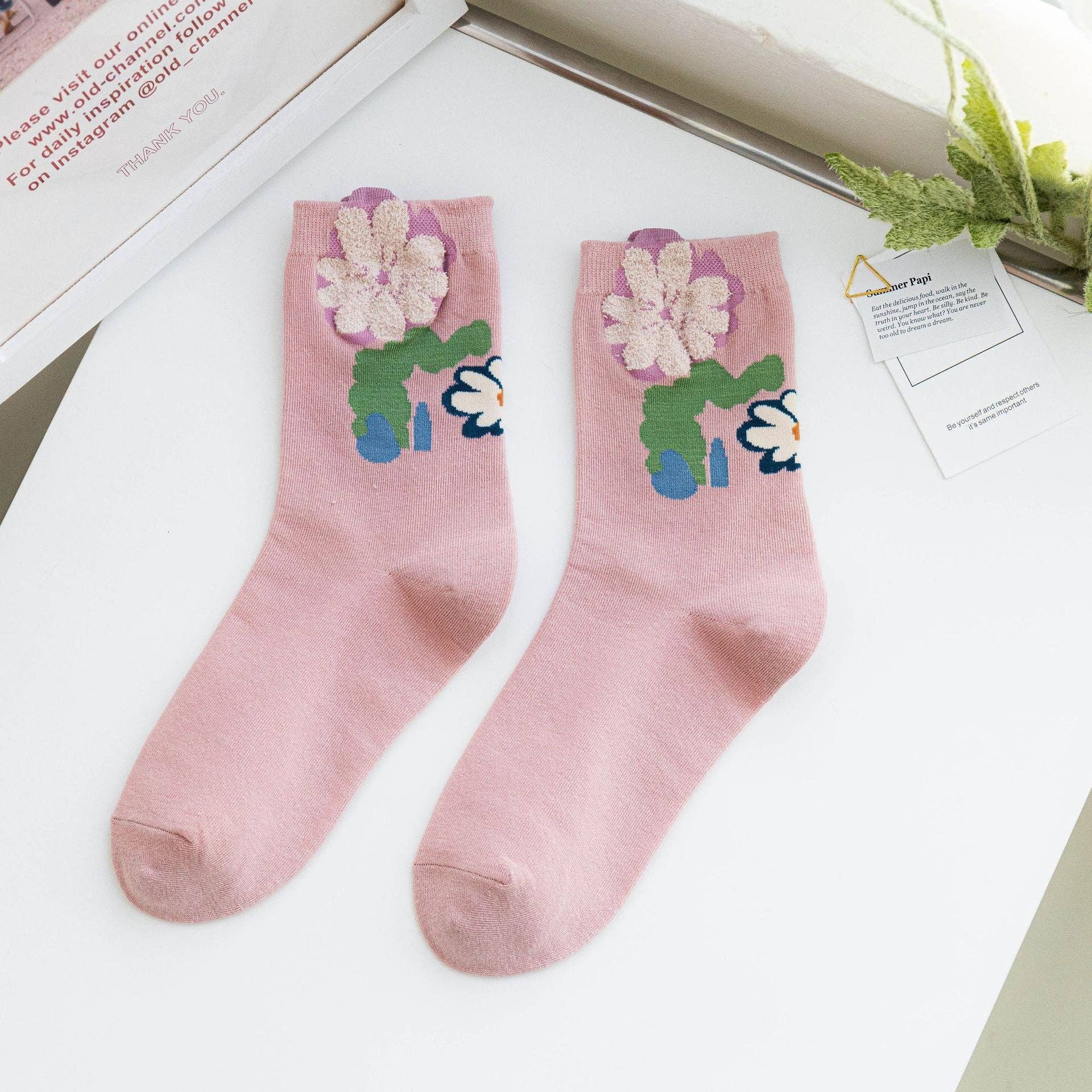 Rufia - Adorable Floral Socks