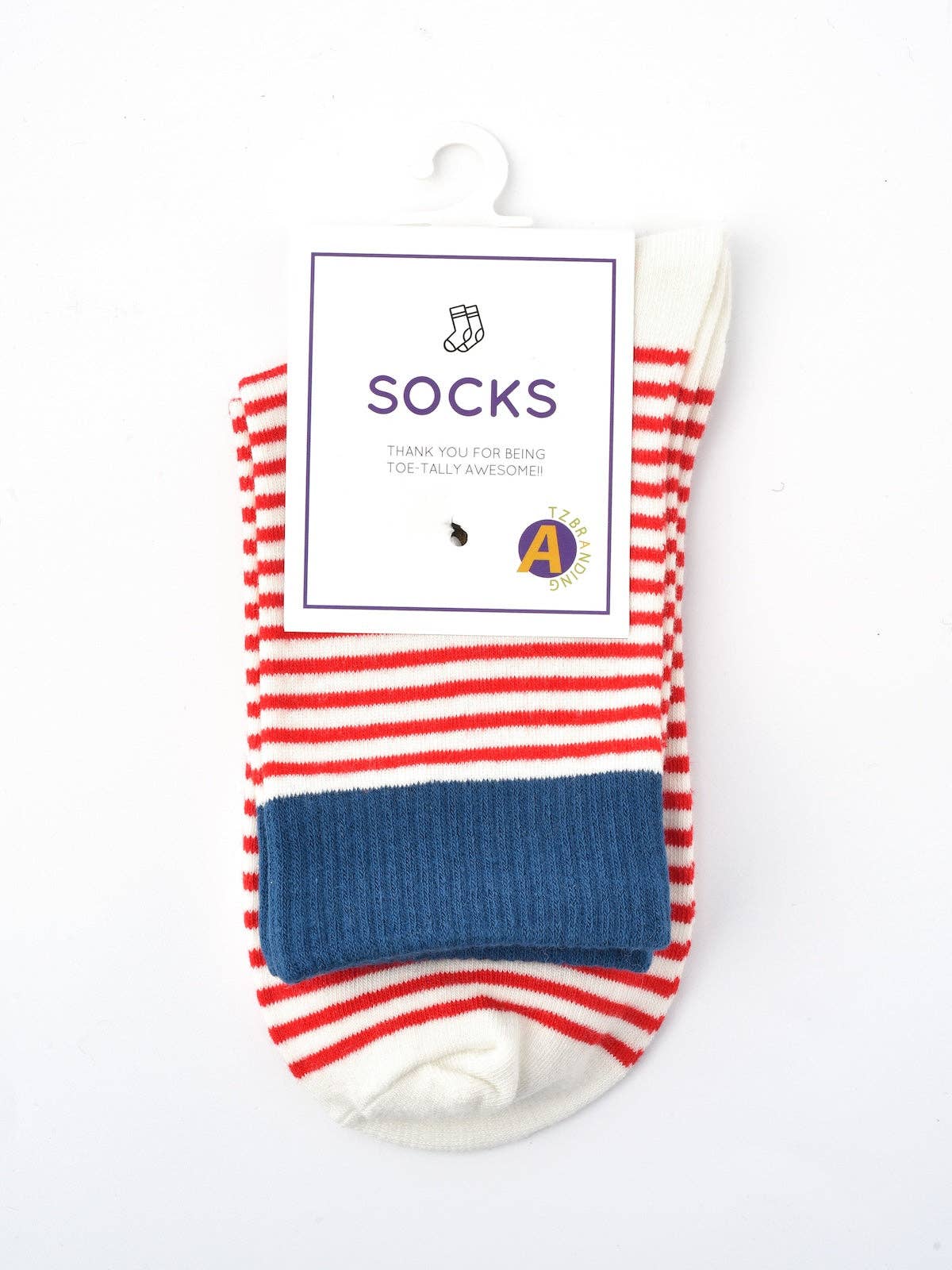 Rufia - Vibrant Striped Mid-Calf Socks