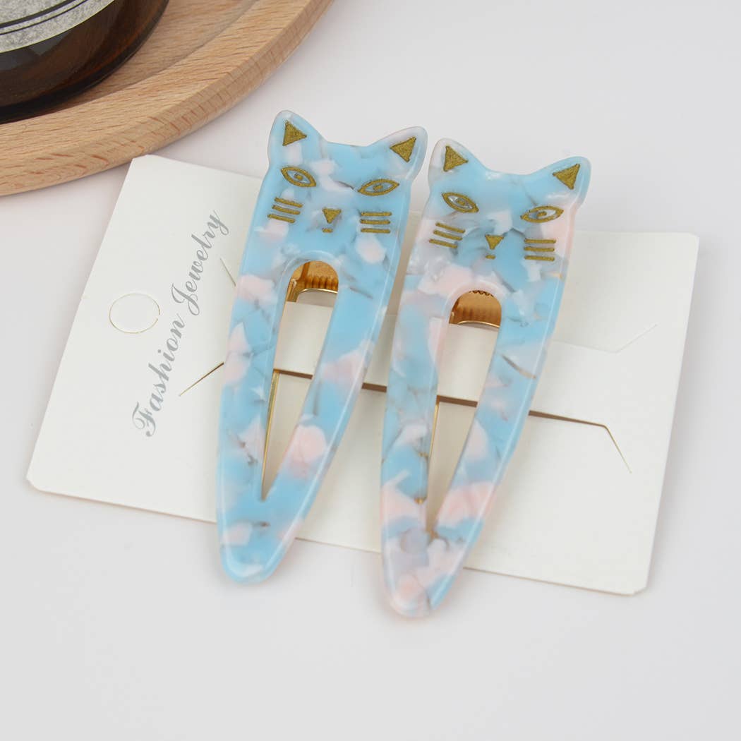Cat Hair Clips, Set Of 2