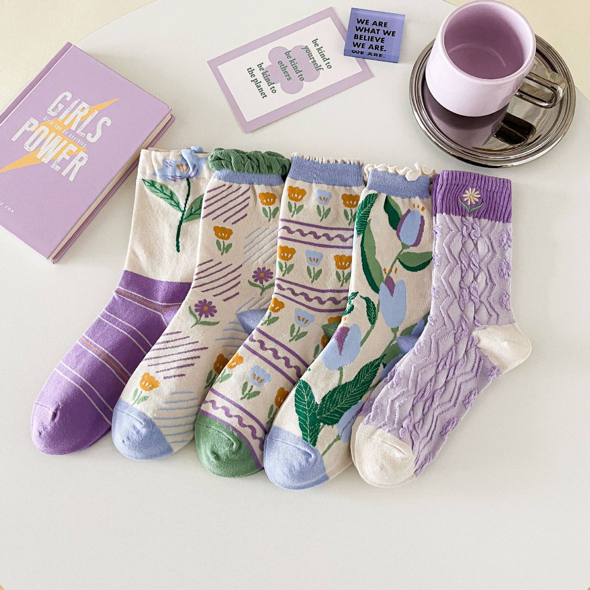 Rufia - Purple Series Socks