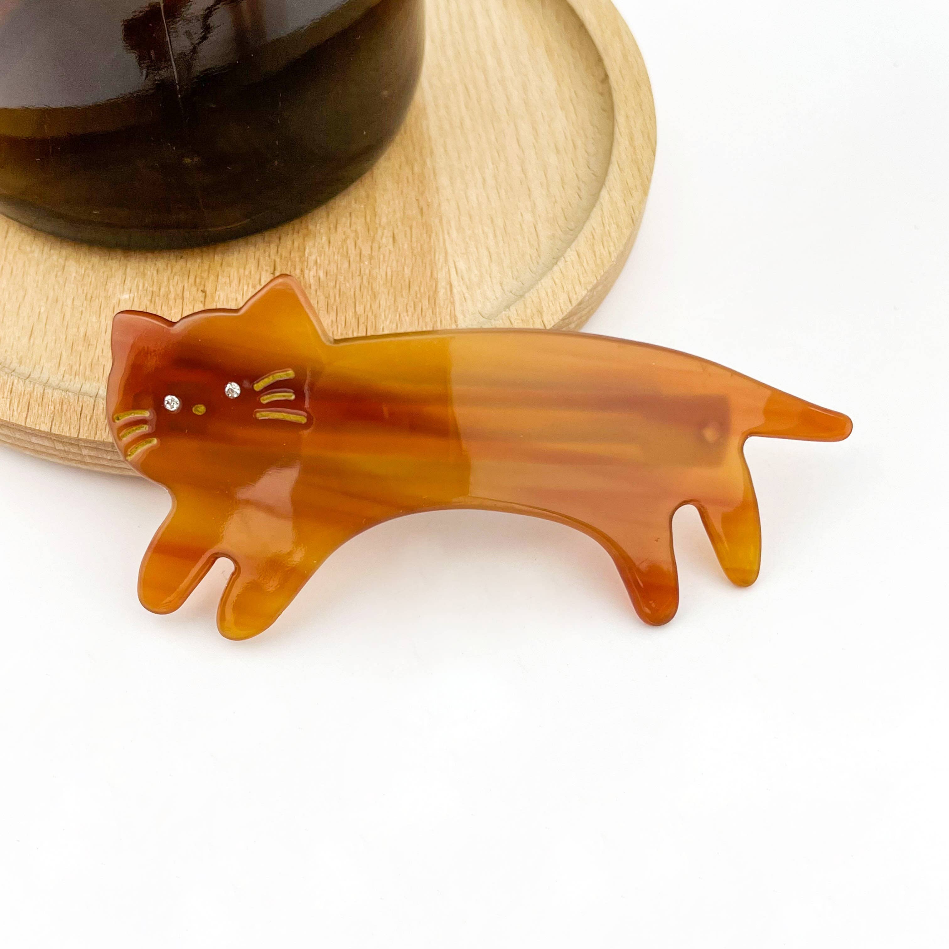Cat Spring Hair Clip
