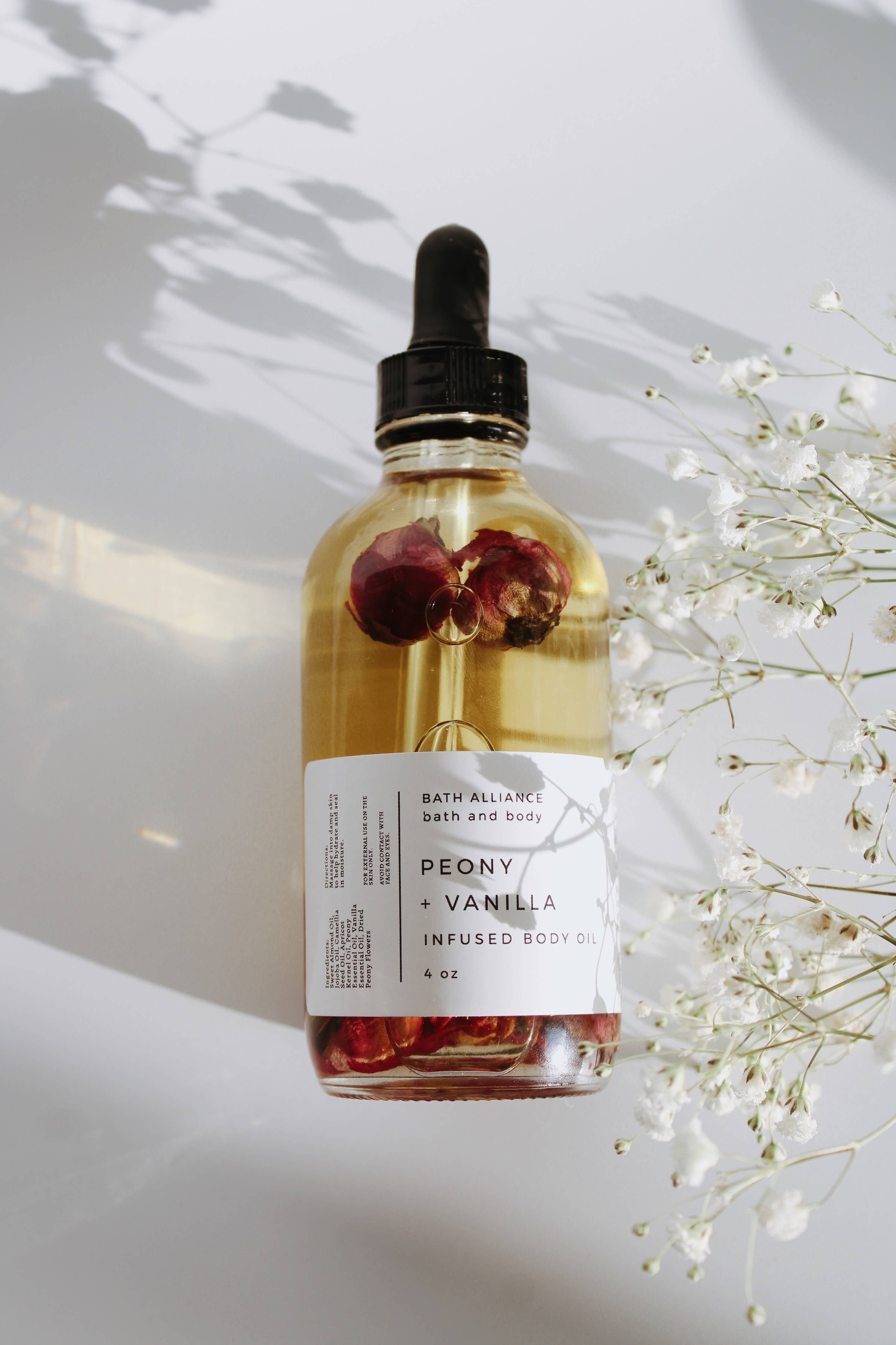 Peony + Vanilla Body Oil