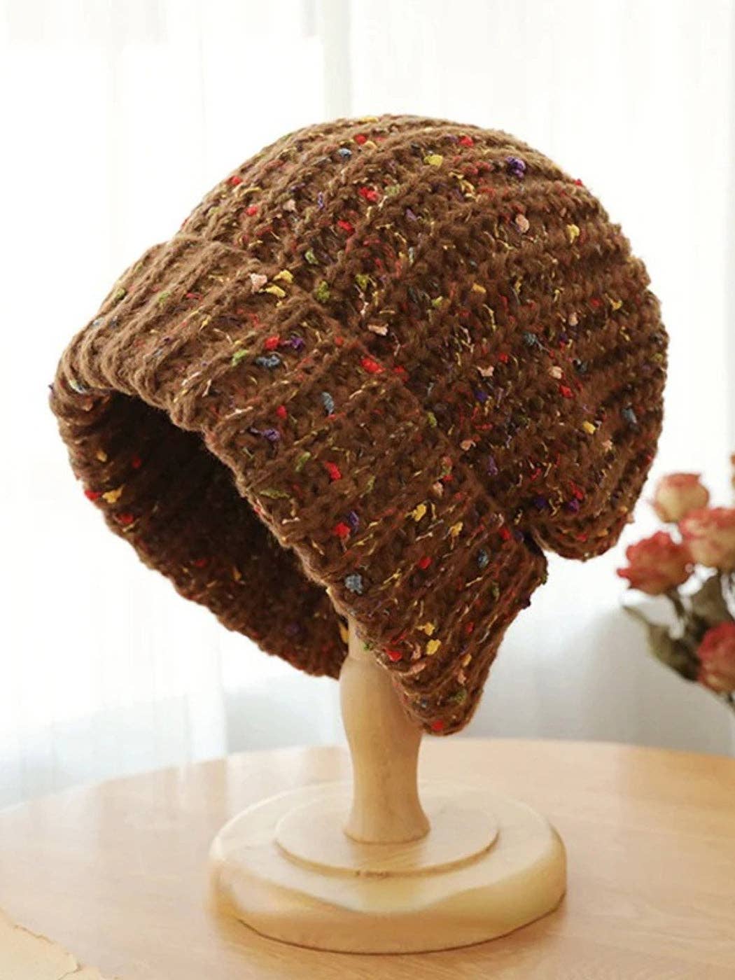 Haila - Knitted Splash Beanie Hat