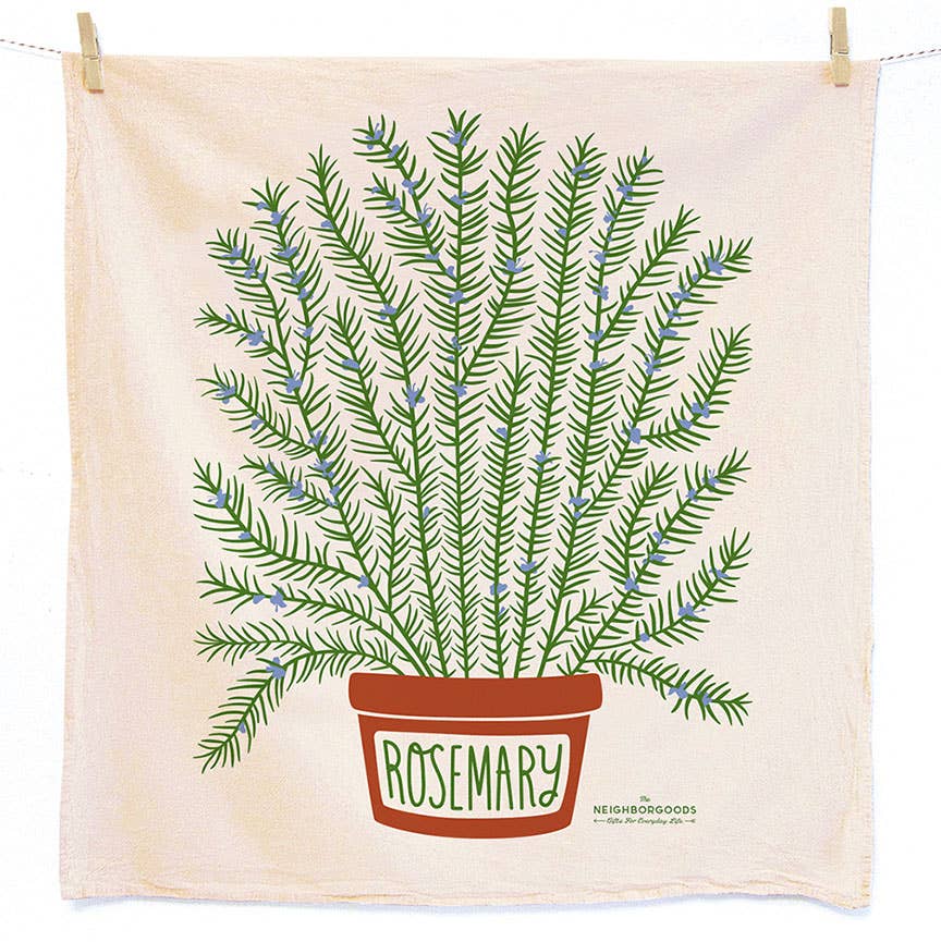 Rosemary - Tea Towel + Sponge Cloth Set