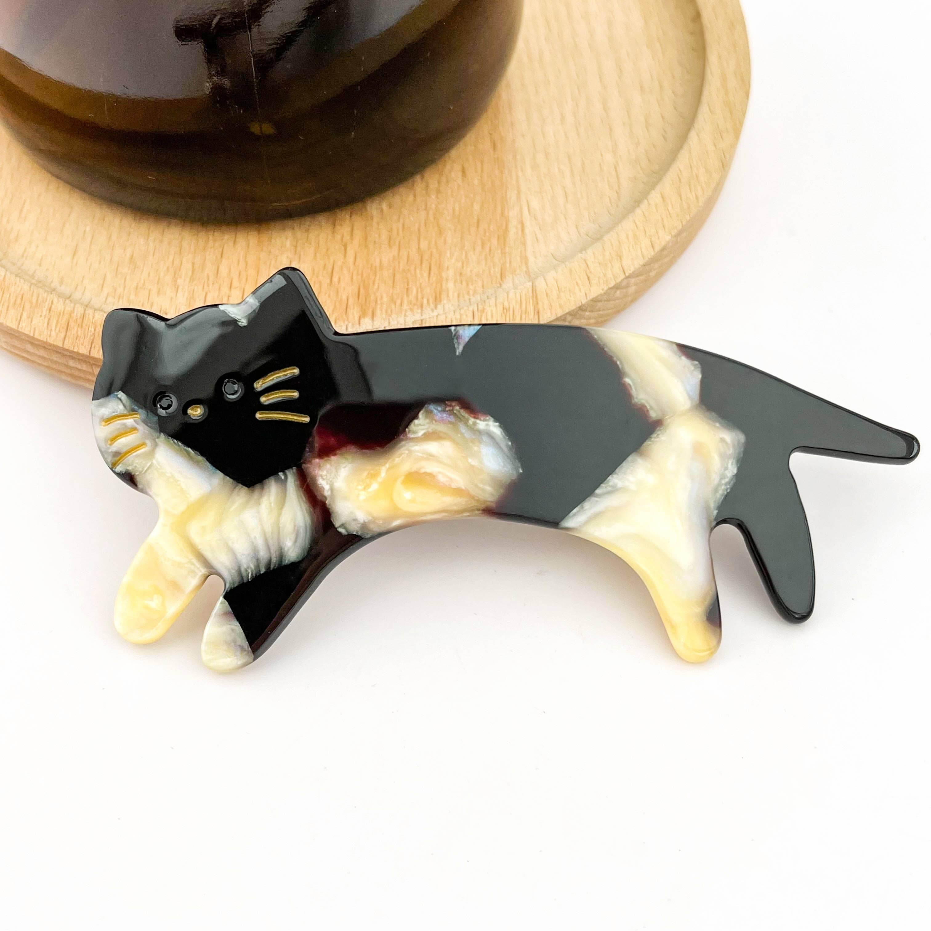 Cat Spring Hair Clip