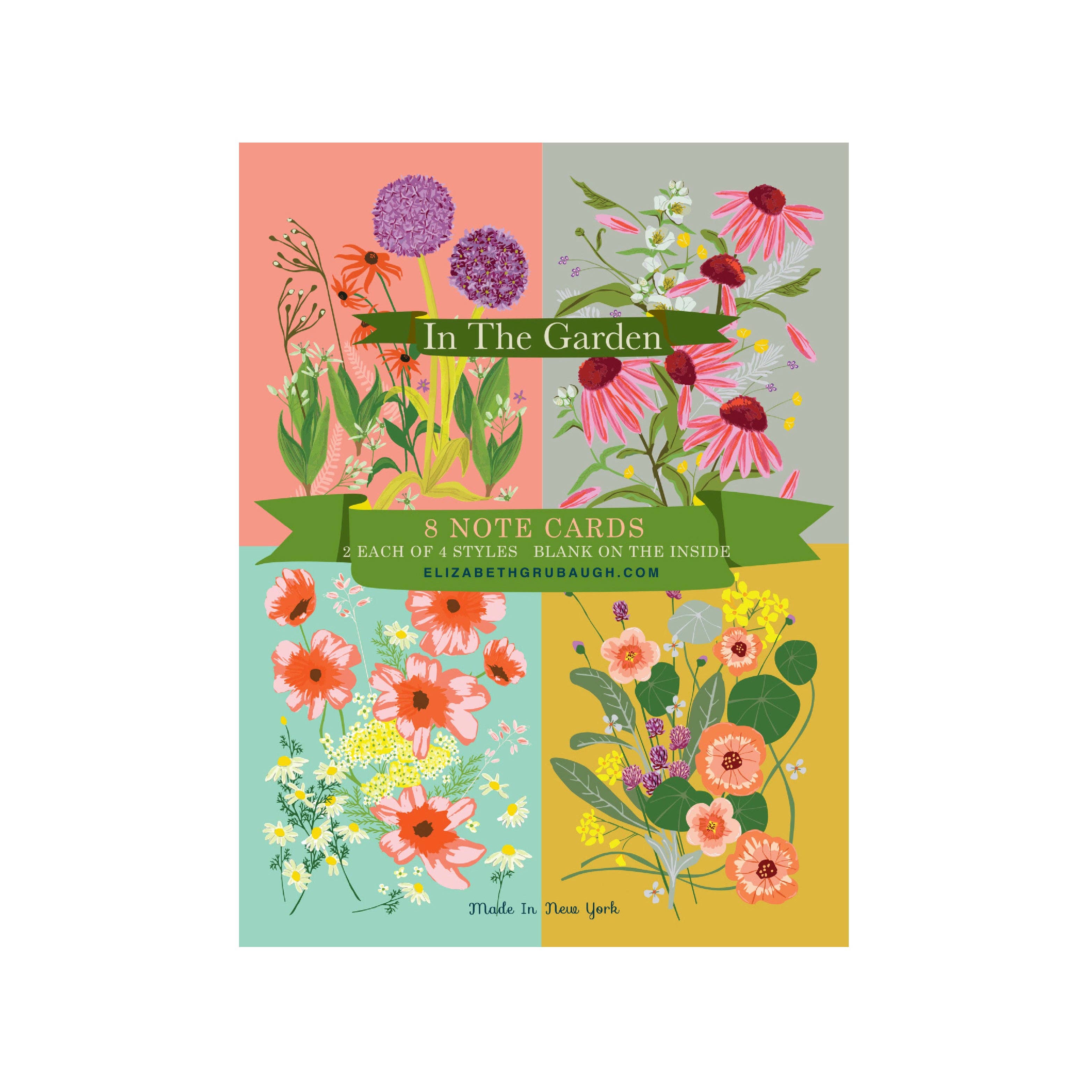 In The Garden Note Card Set