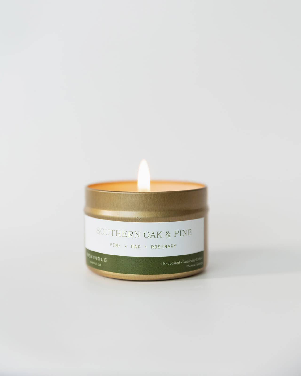 Southern Oak + Pine Cotton Wick Soy Candle