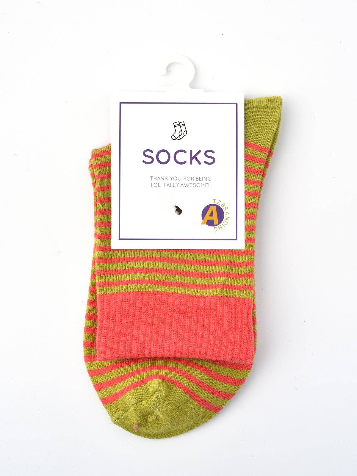 Rufia - Vibrant Striped Mid-Calf Socks