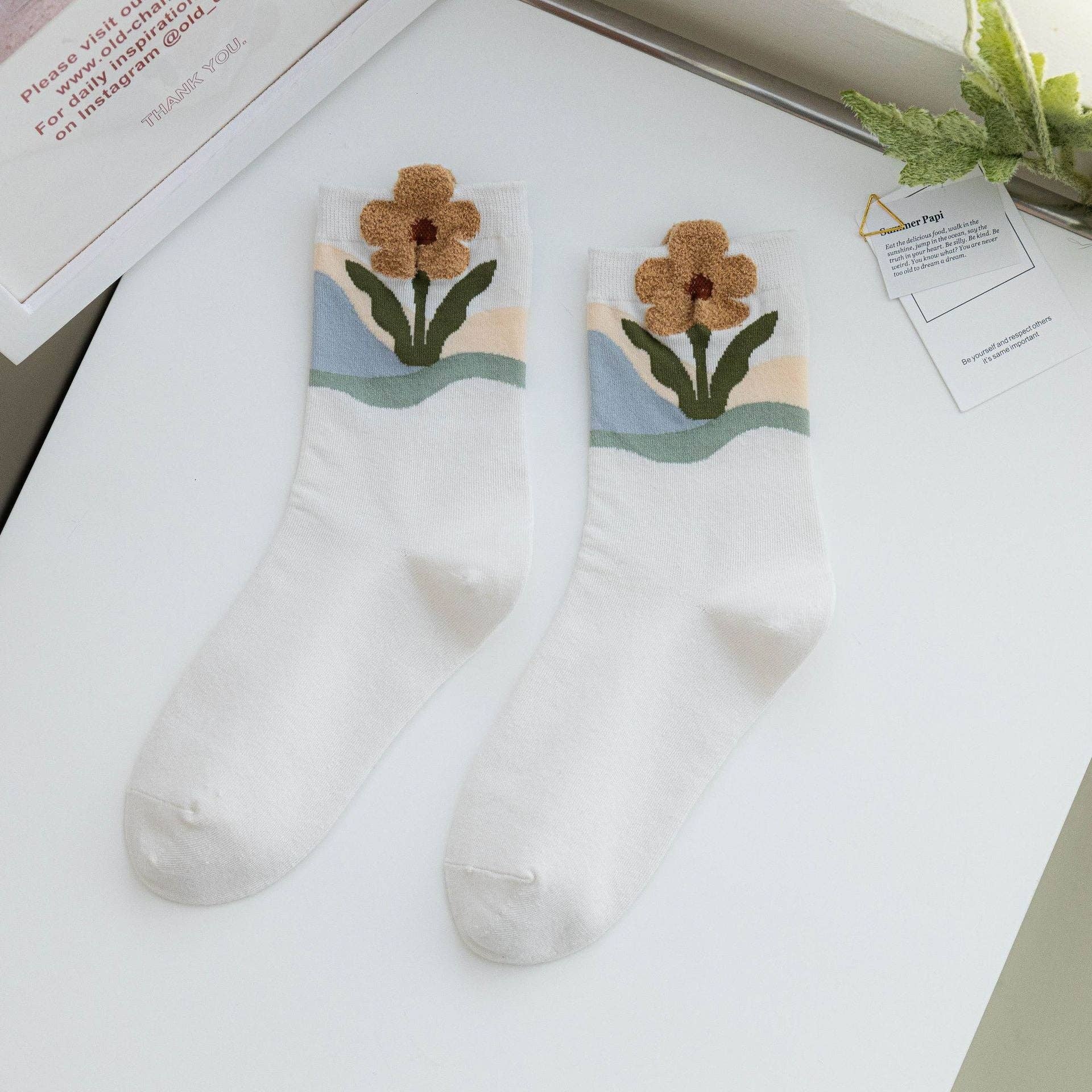 Rufia - Adorable Floral Socks