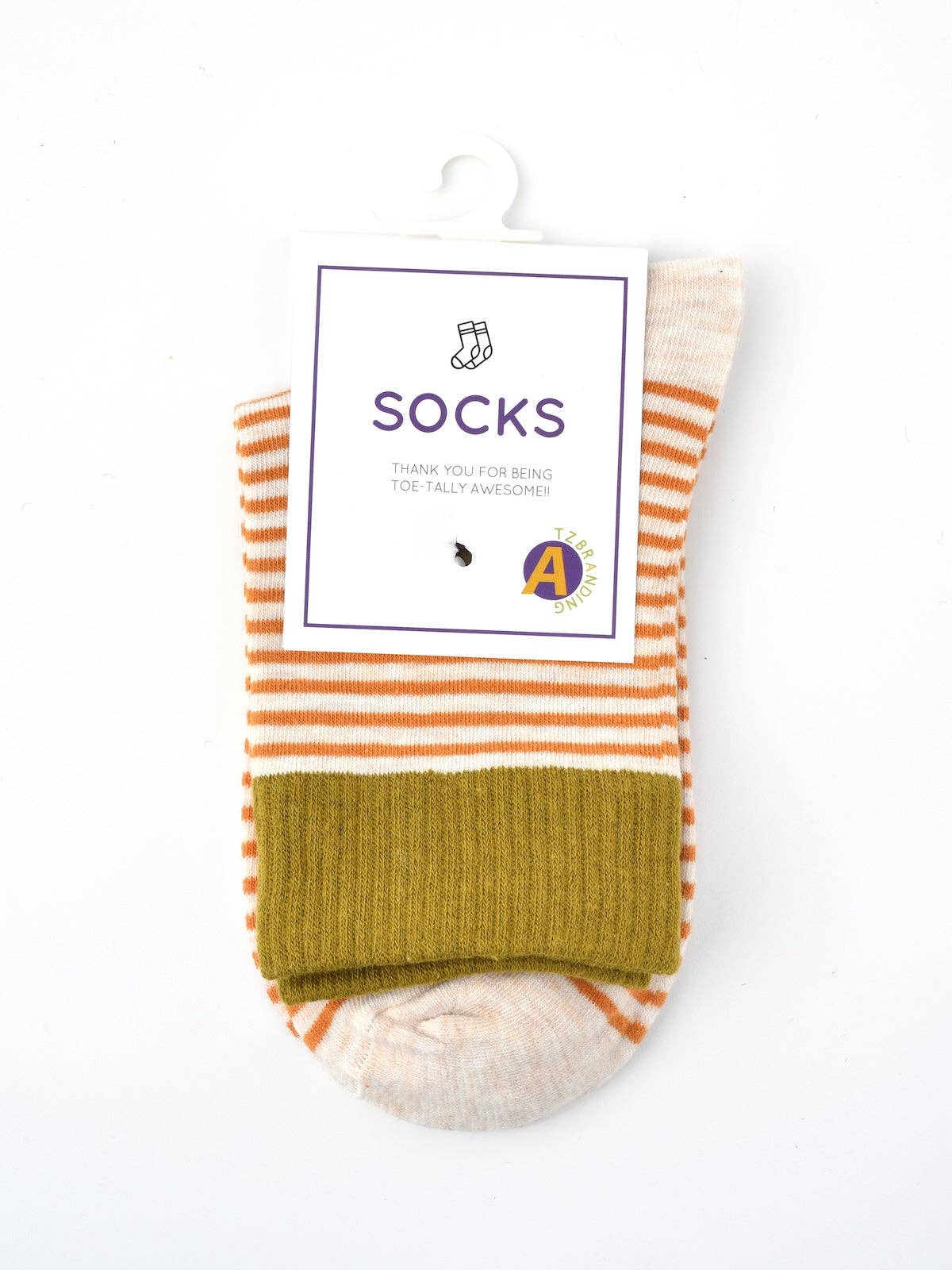 Rufia - Vibrant Striped Mid-Calf Socks
