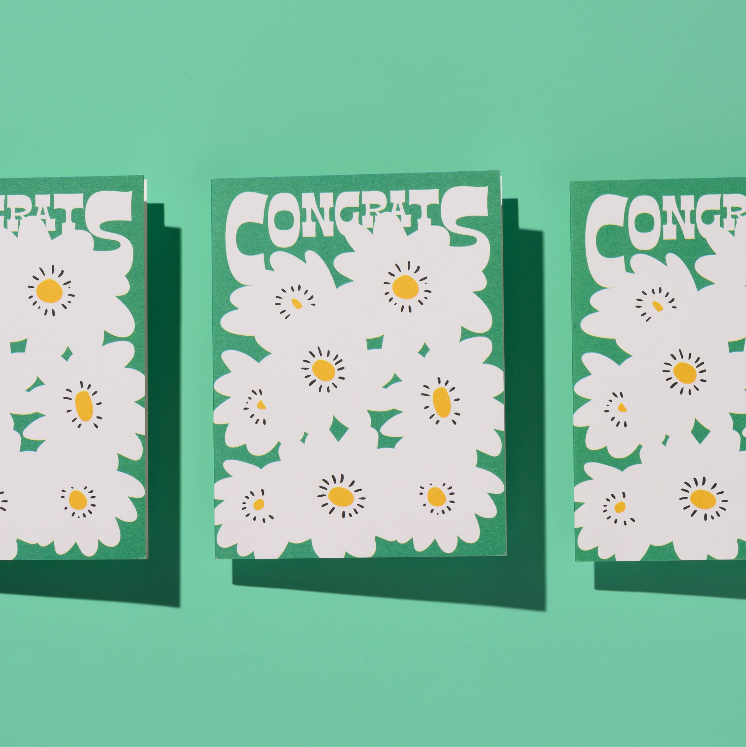 Congrats Poppies greeting card