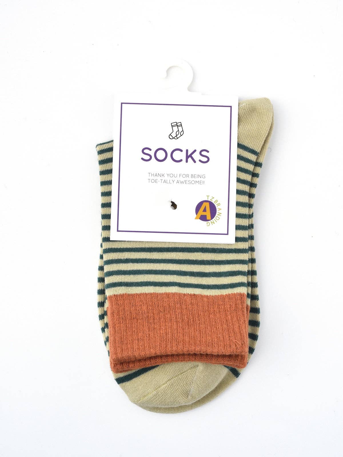 Rufia - Vibrant Striped Mid-Calf Socks
