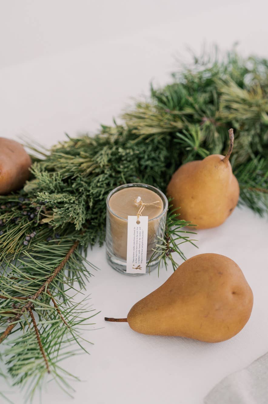 Hand-poured Bayberry Votive Candles