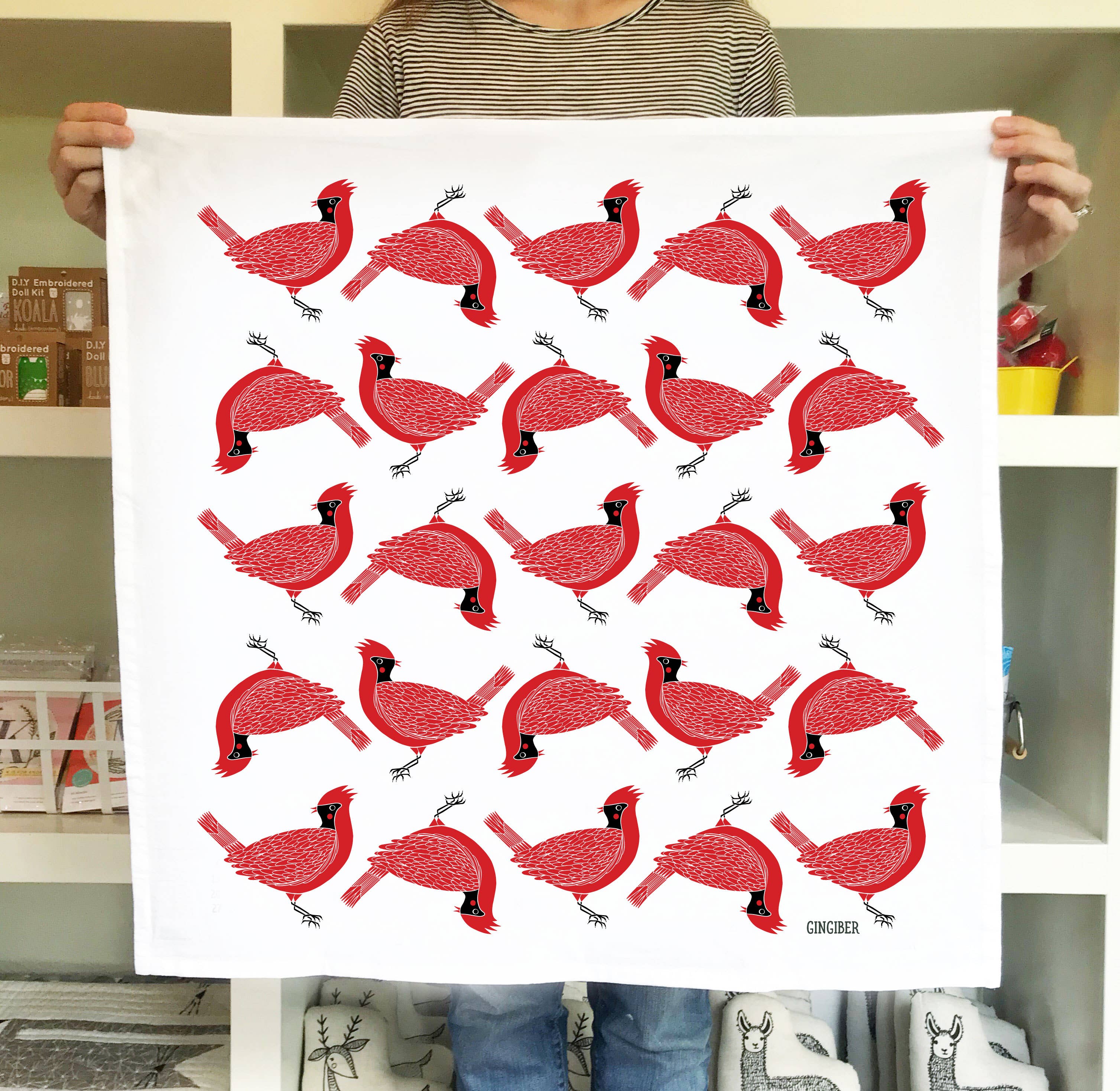 Cardinal Tea Towel