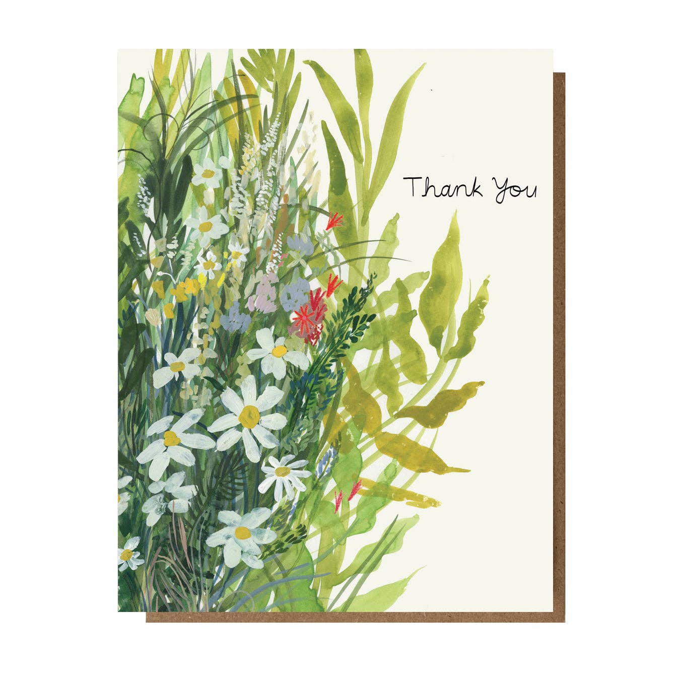 Thank You Wildflowers Greeting Card