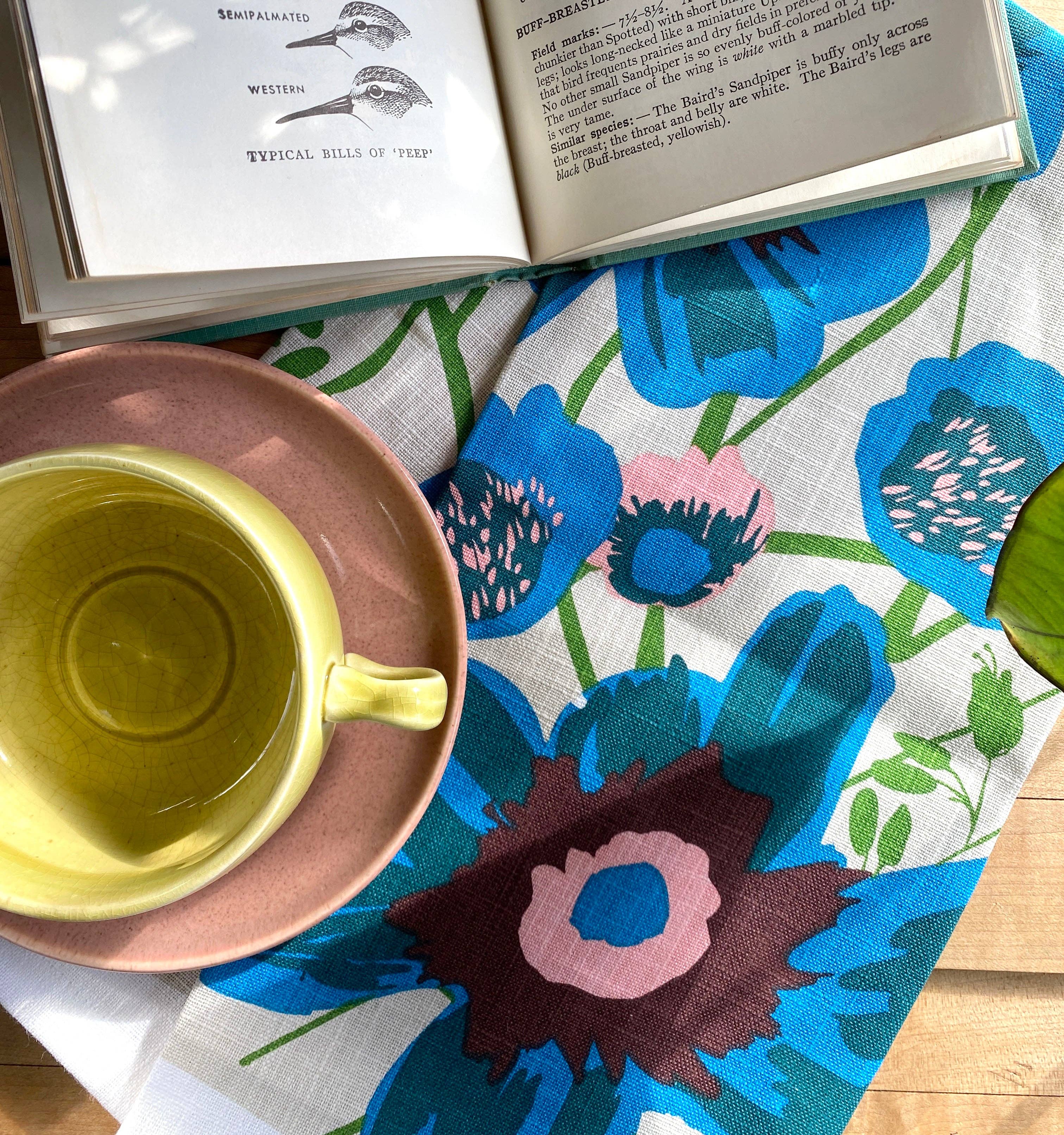 Peony Tea Towel