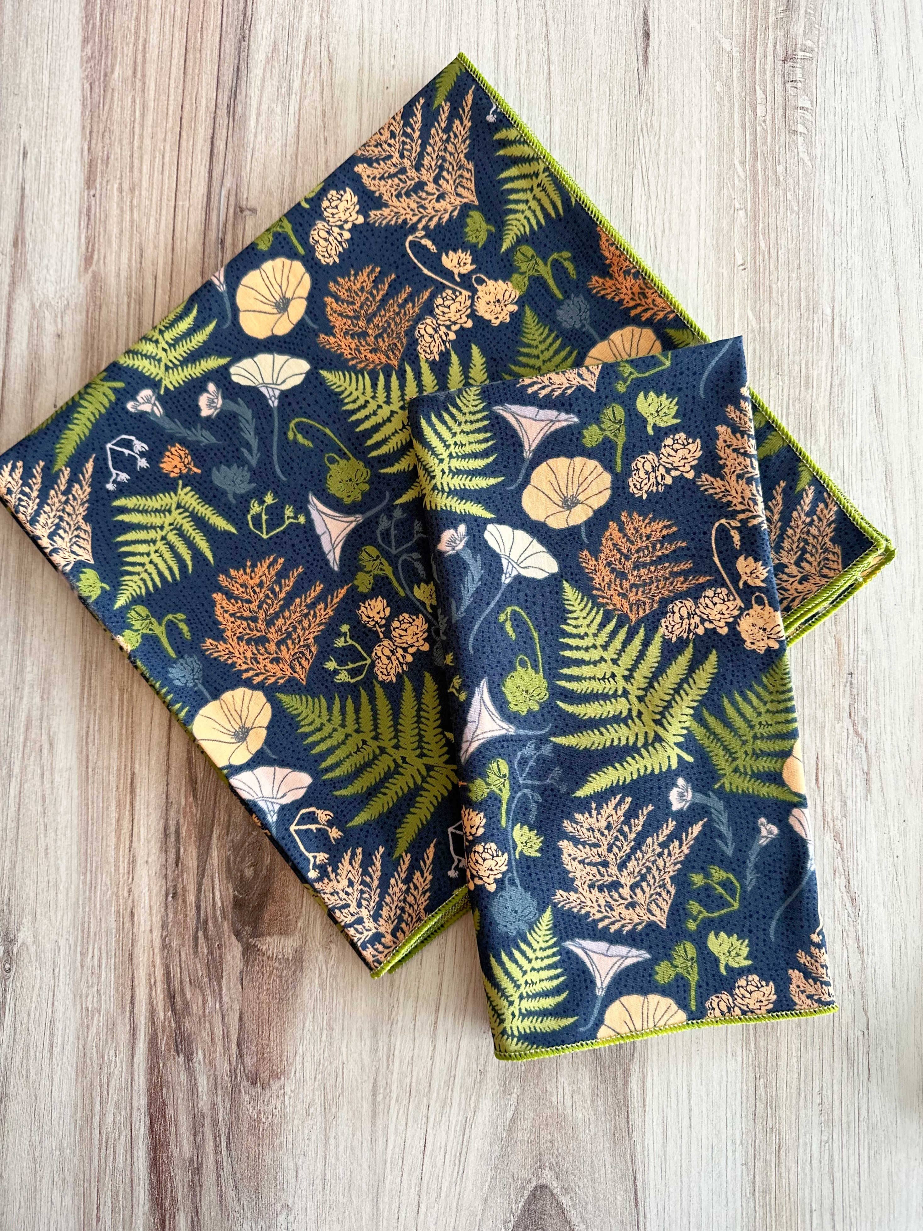 Nature Walk Cloth Napkins, set of four