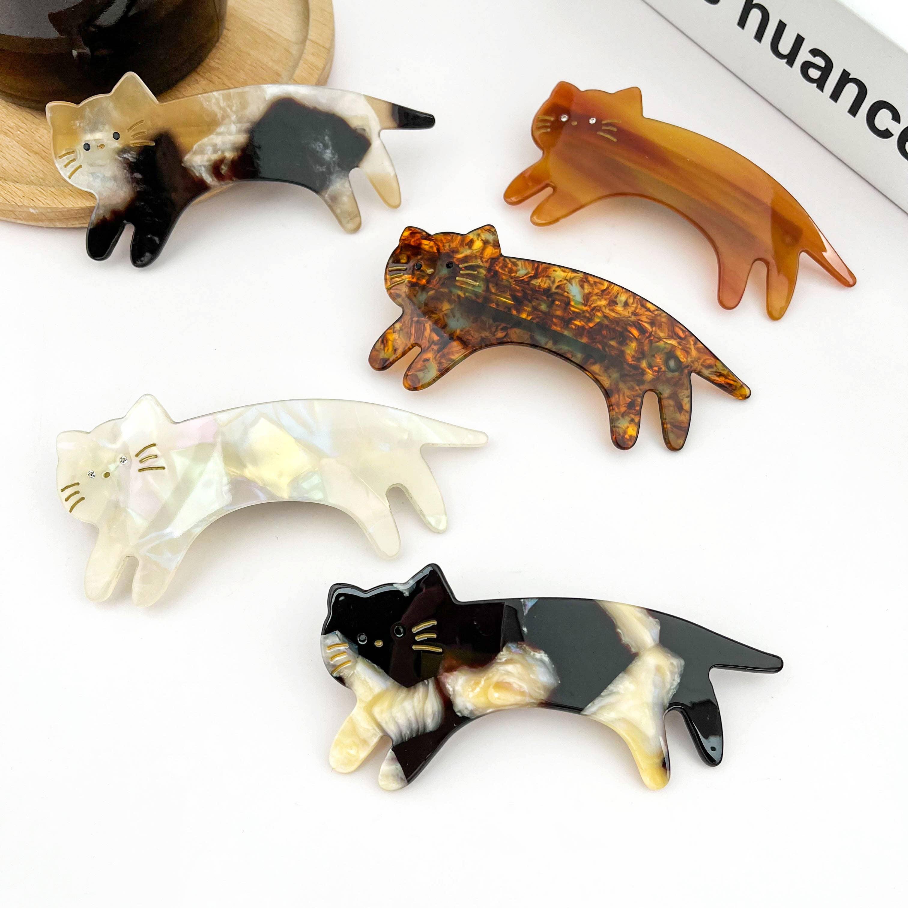 Cat Spring Hair Clip