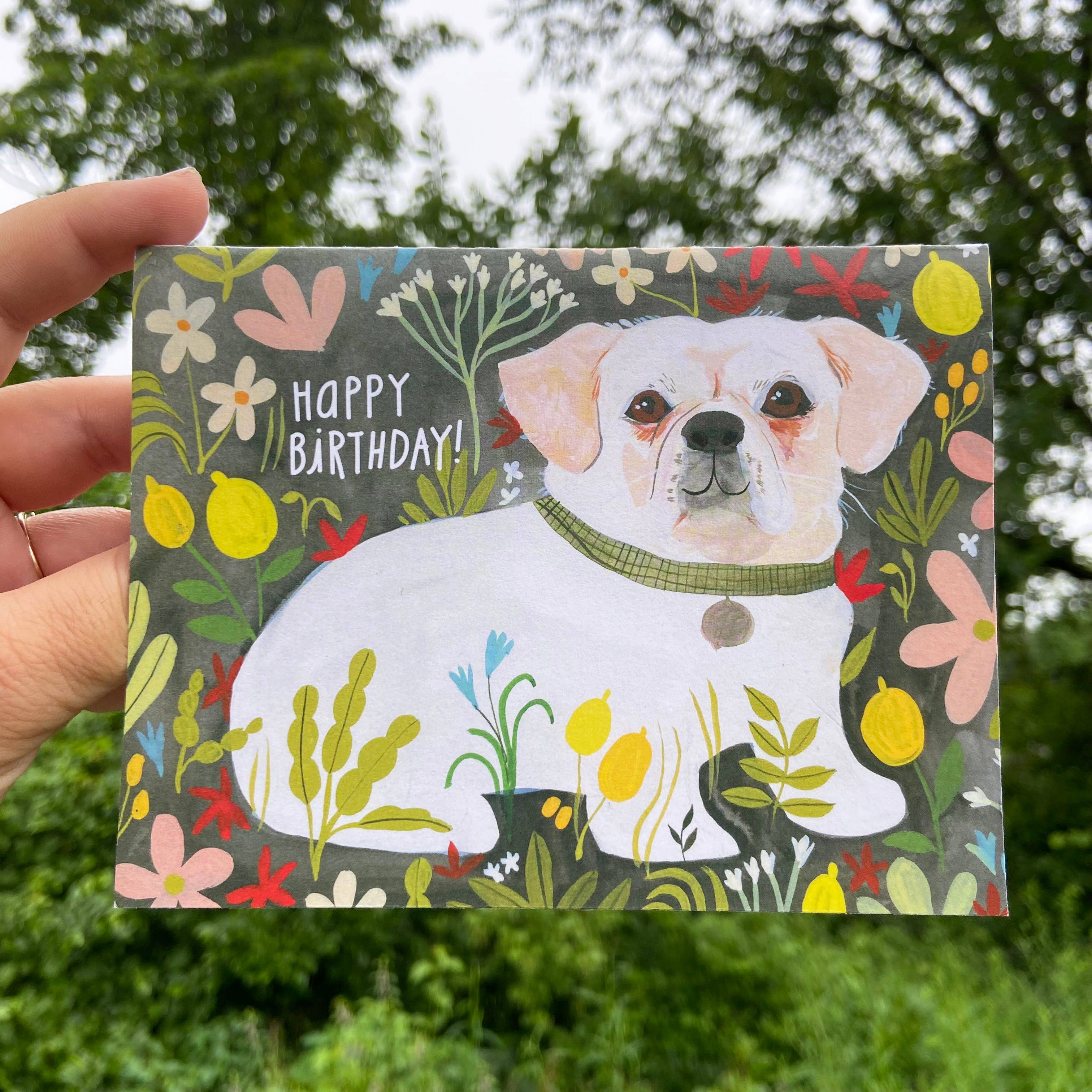 Happy Birthday Puppy Greeting Card