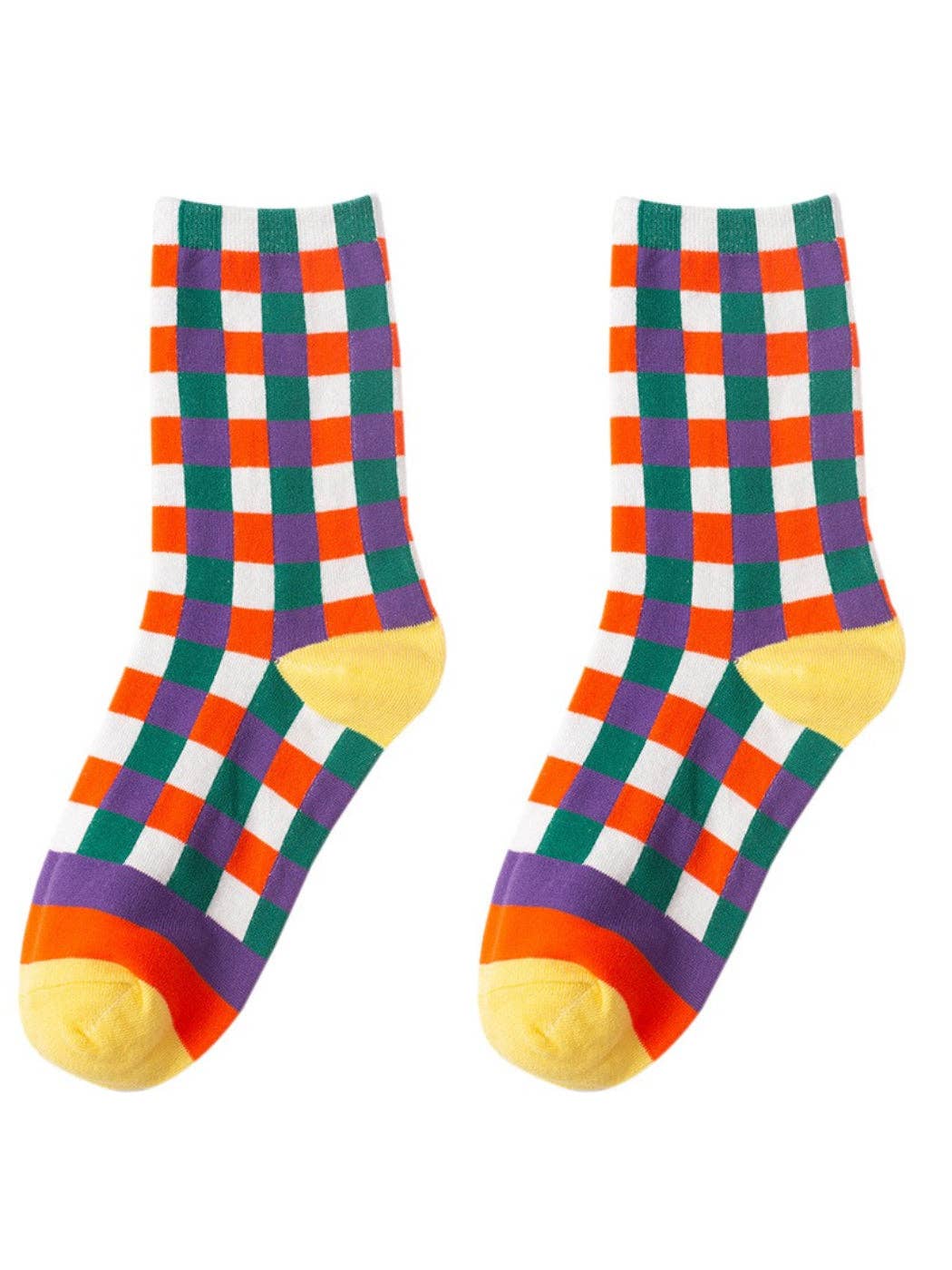 Rufia - Joyful Color Block Crew Socks
