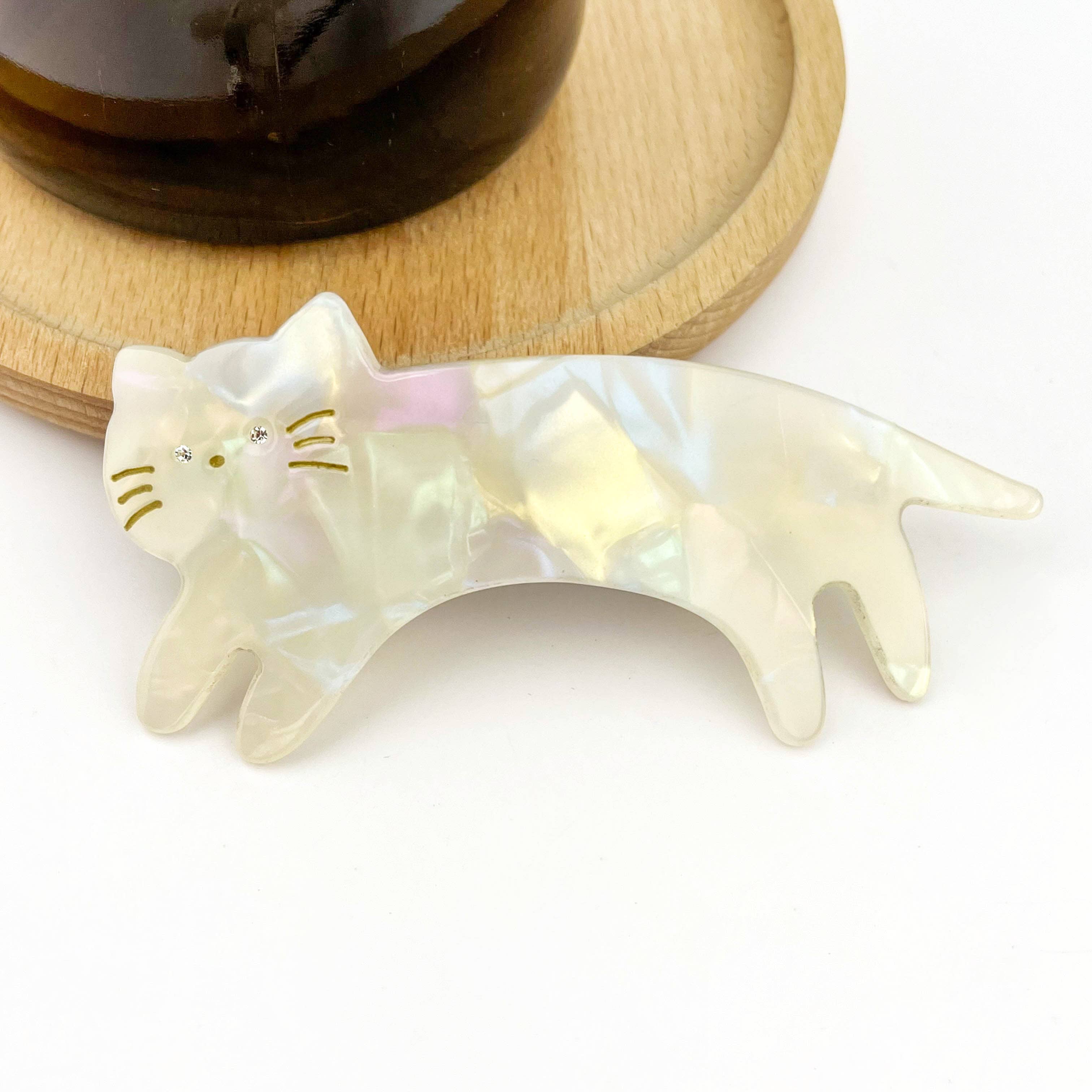 Cat Spring Hair Clip