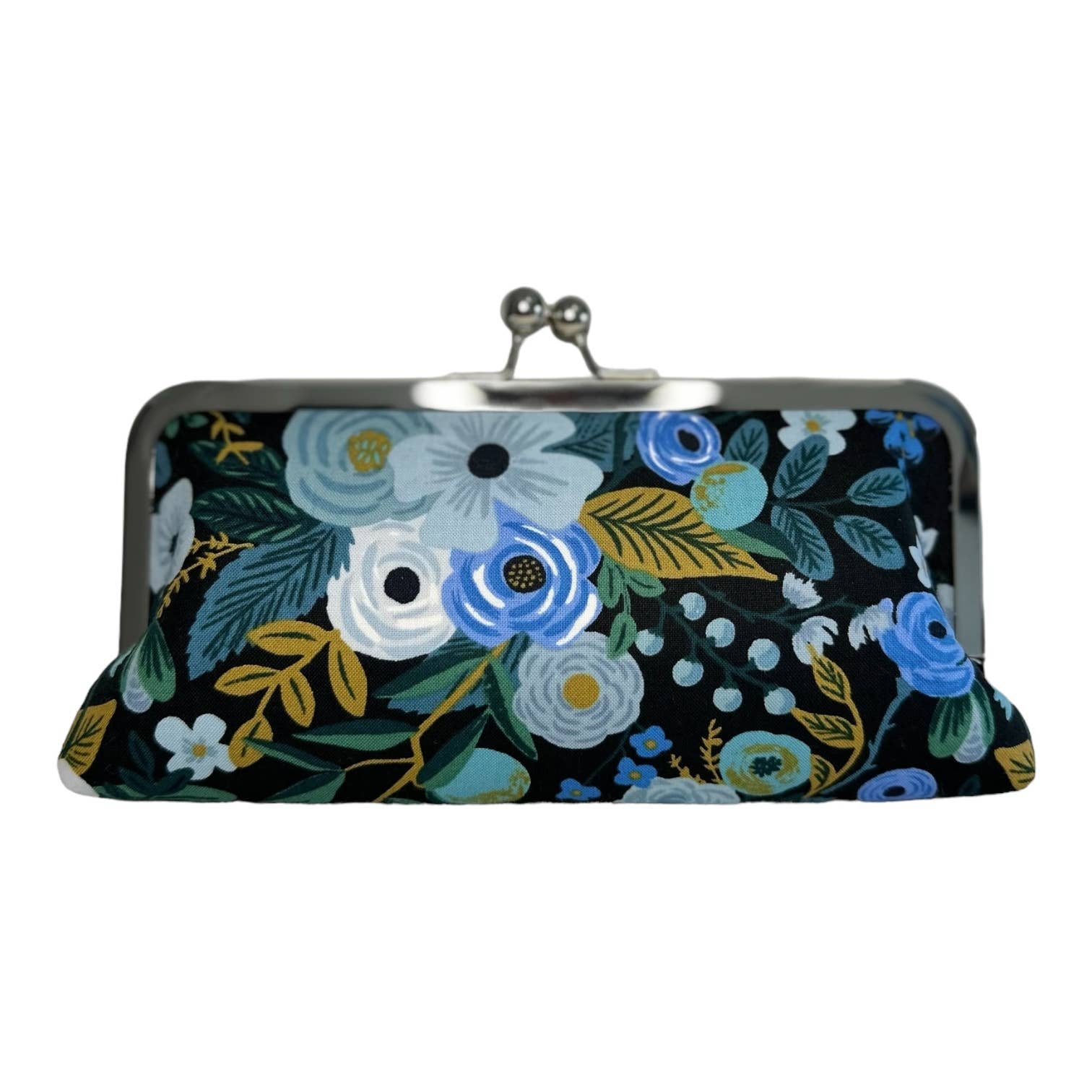 Kiki & Syds Cell Phone Clutch-Garden Party Blue