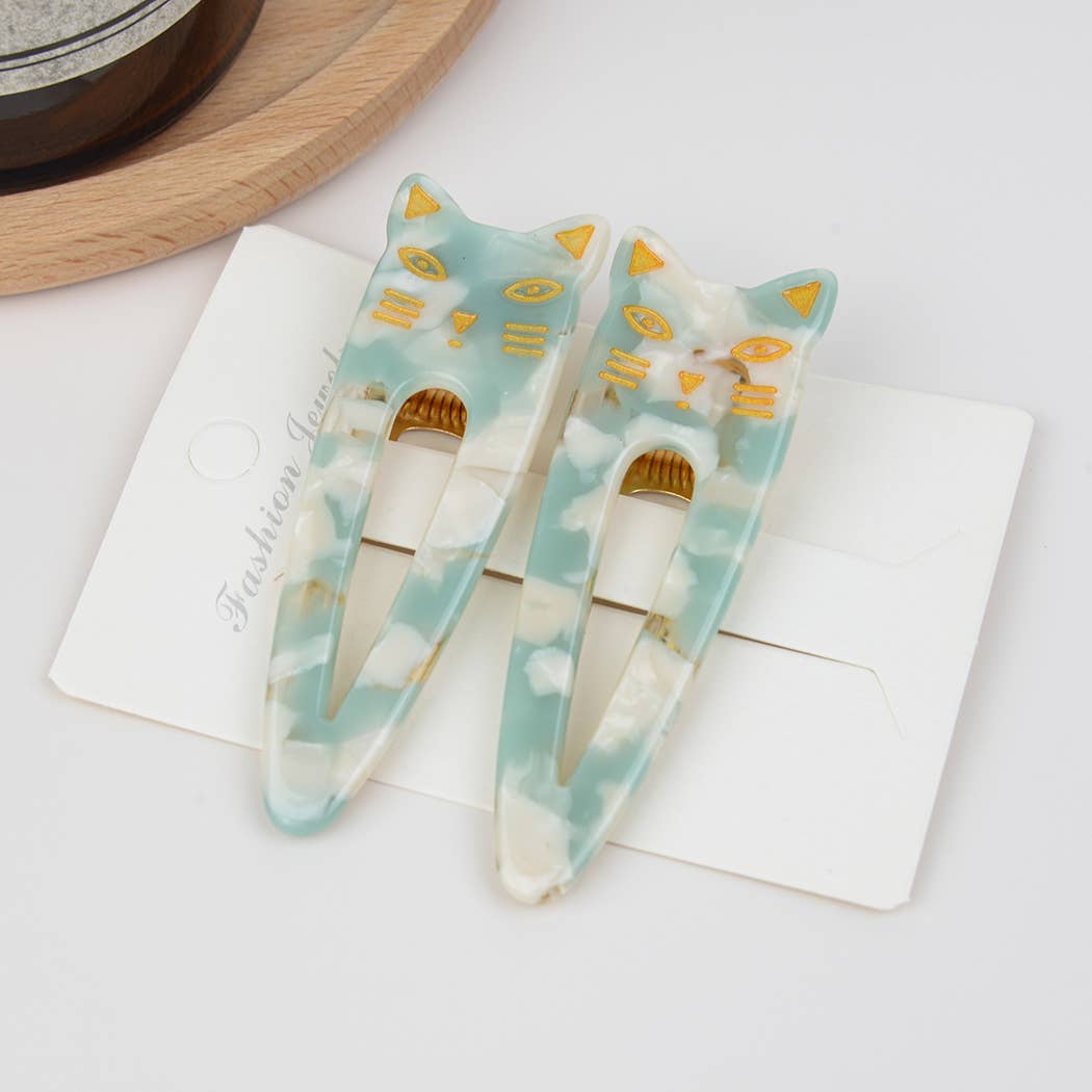Cat Hair Clips, Set Of 2