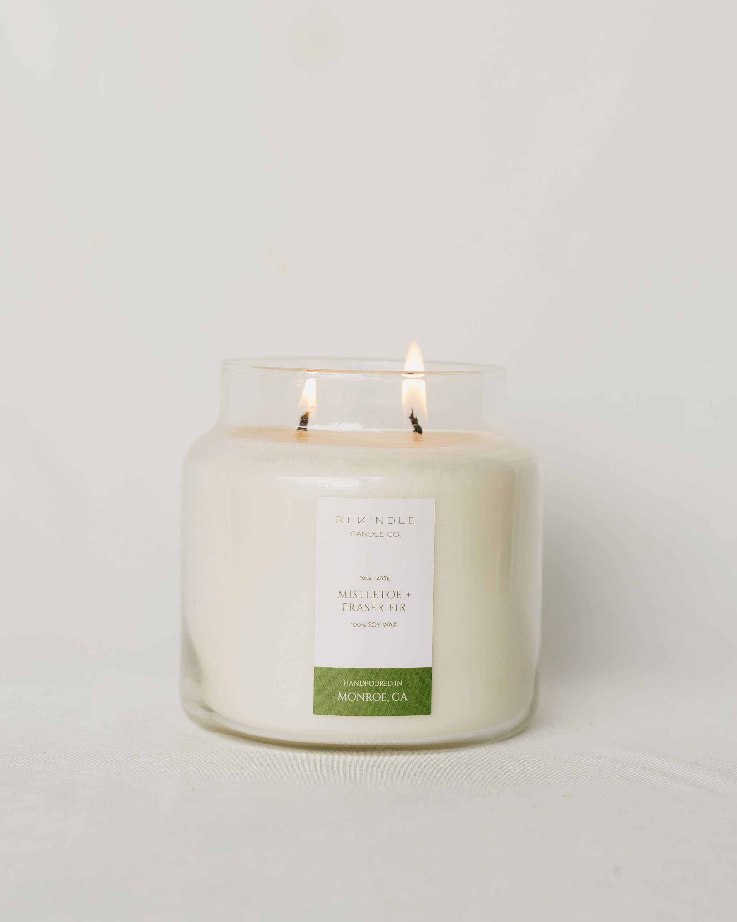 Mistletoe + Fraser Fir Soy Candle