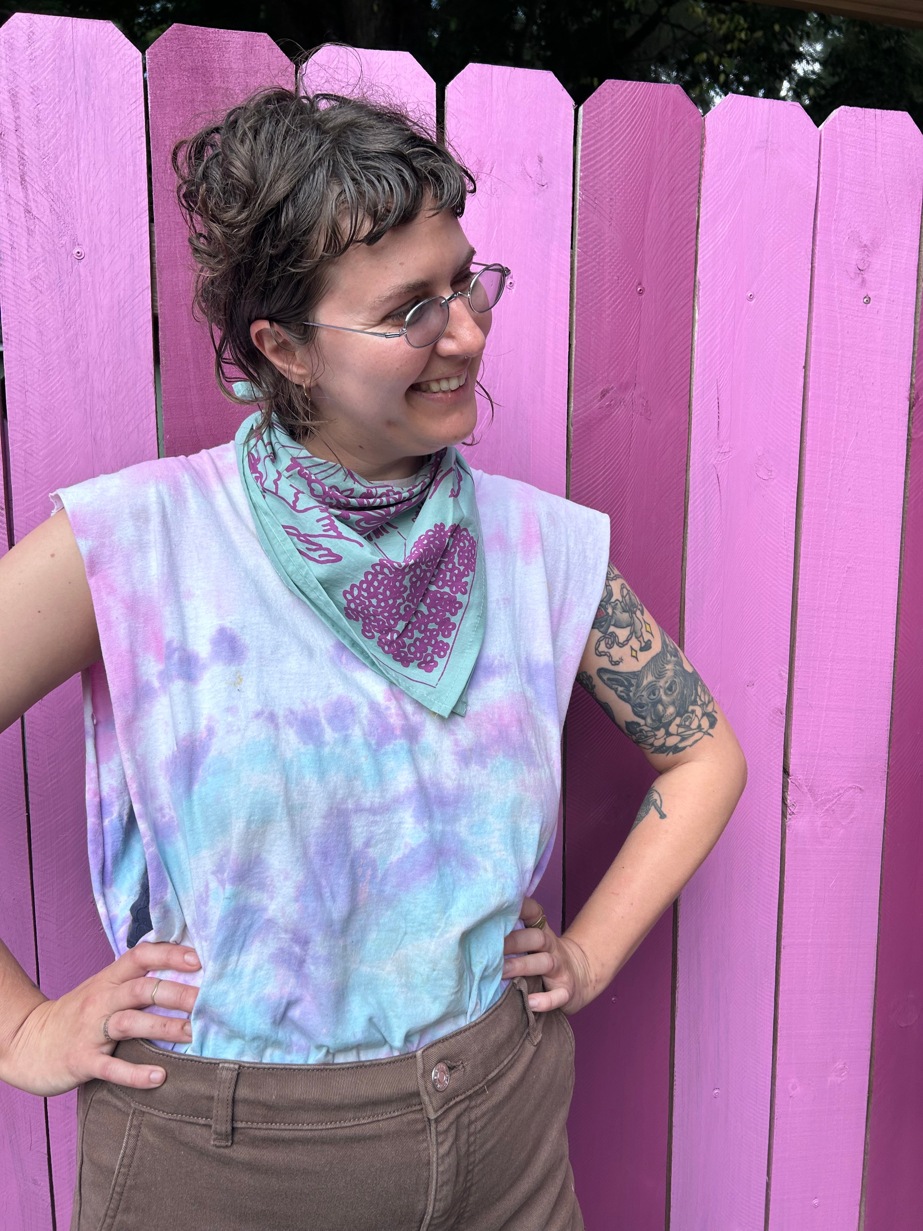 R&R Secret Flowers Bandana