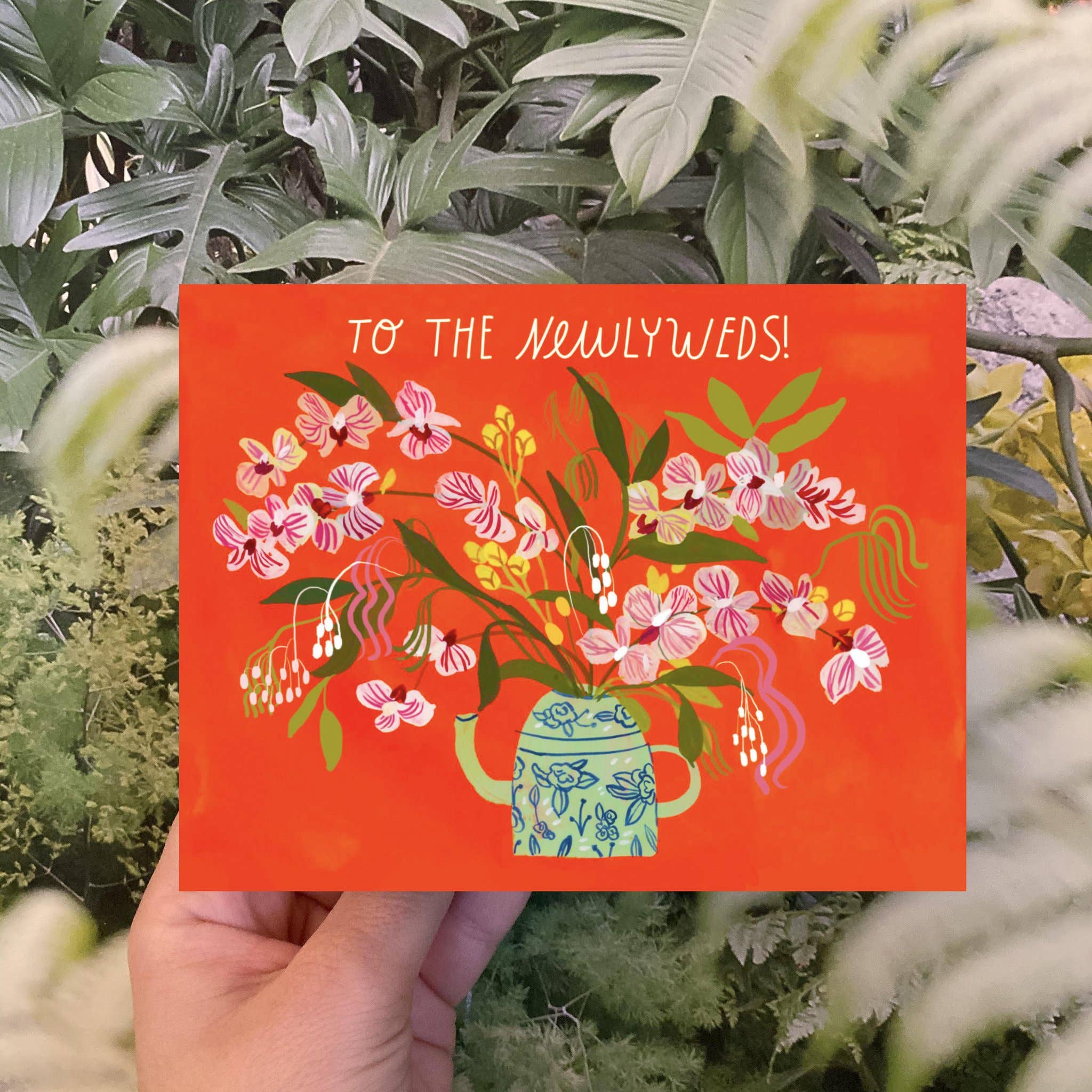 To The Newlyweds Greeting Card