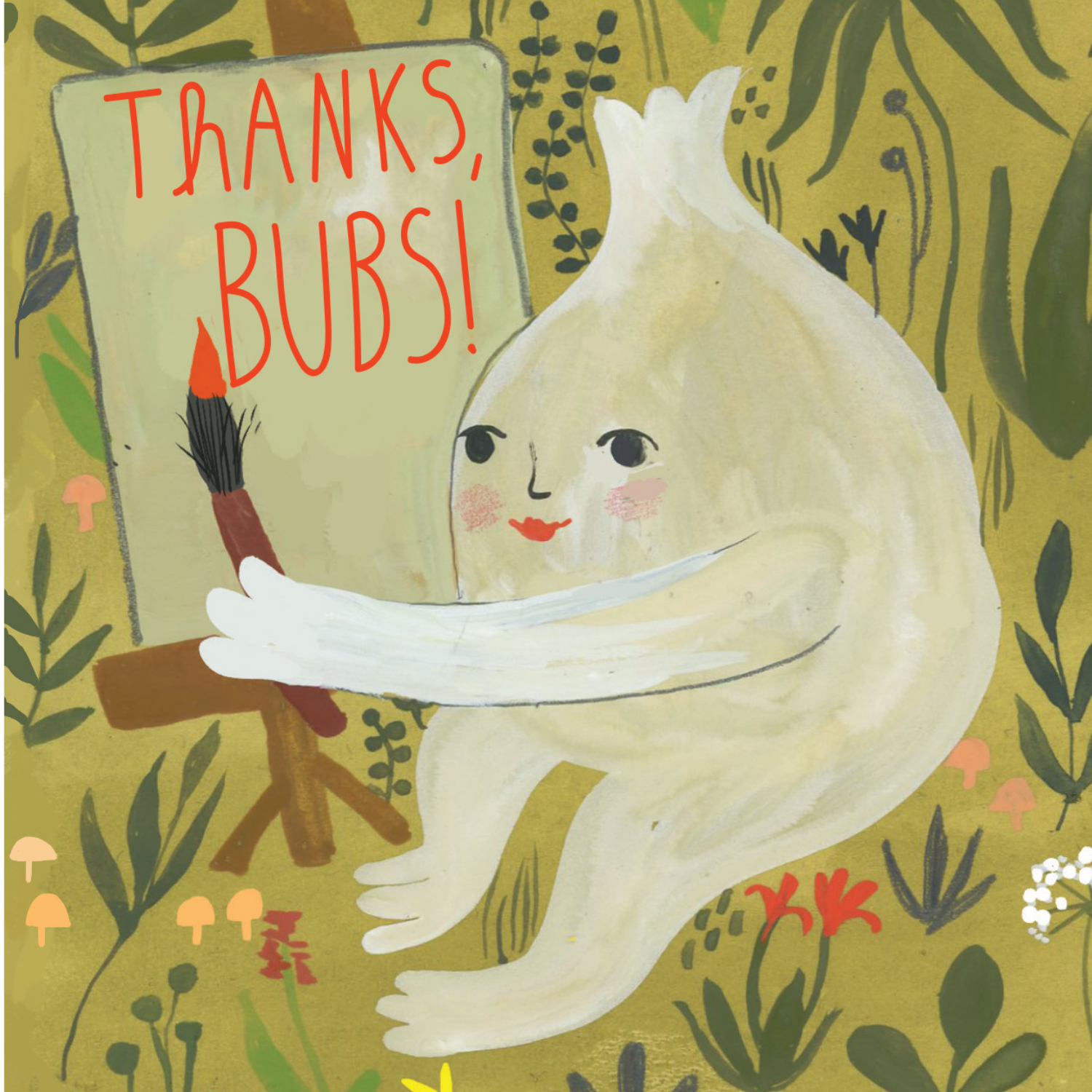 Thanks Bubs Greeting Card
