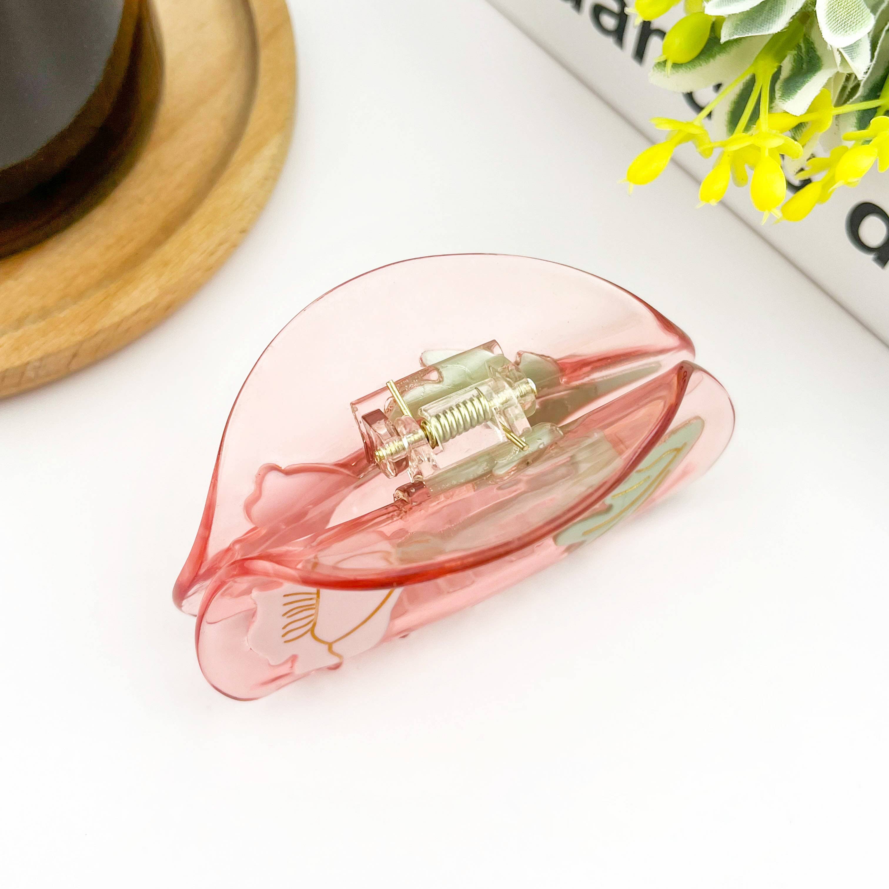 Floral Hair Claw Clip