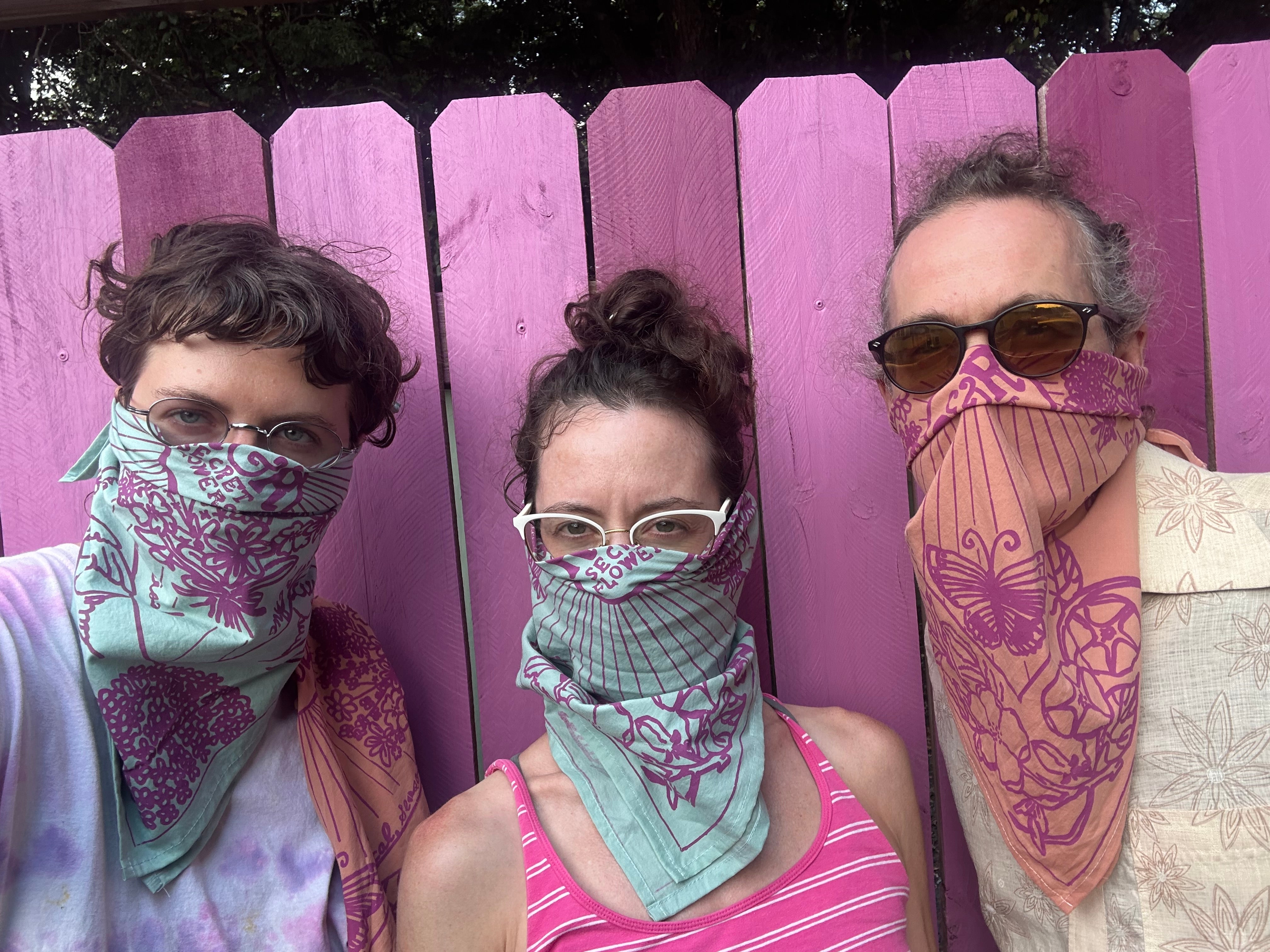 R&R Secret Flowers Bandana