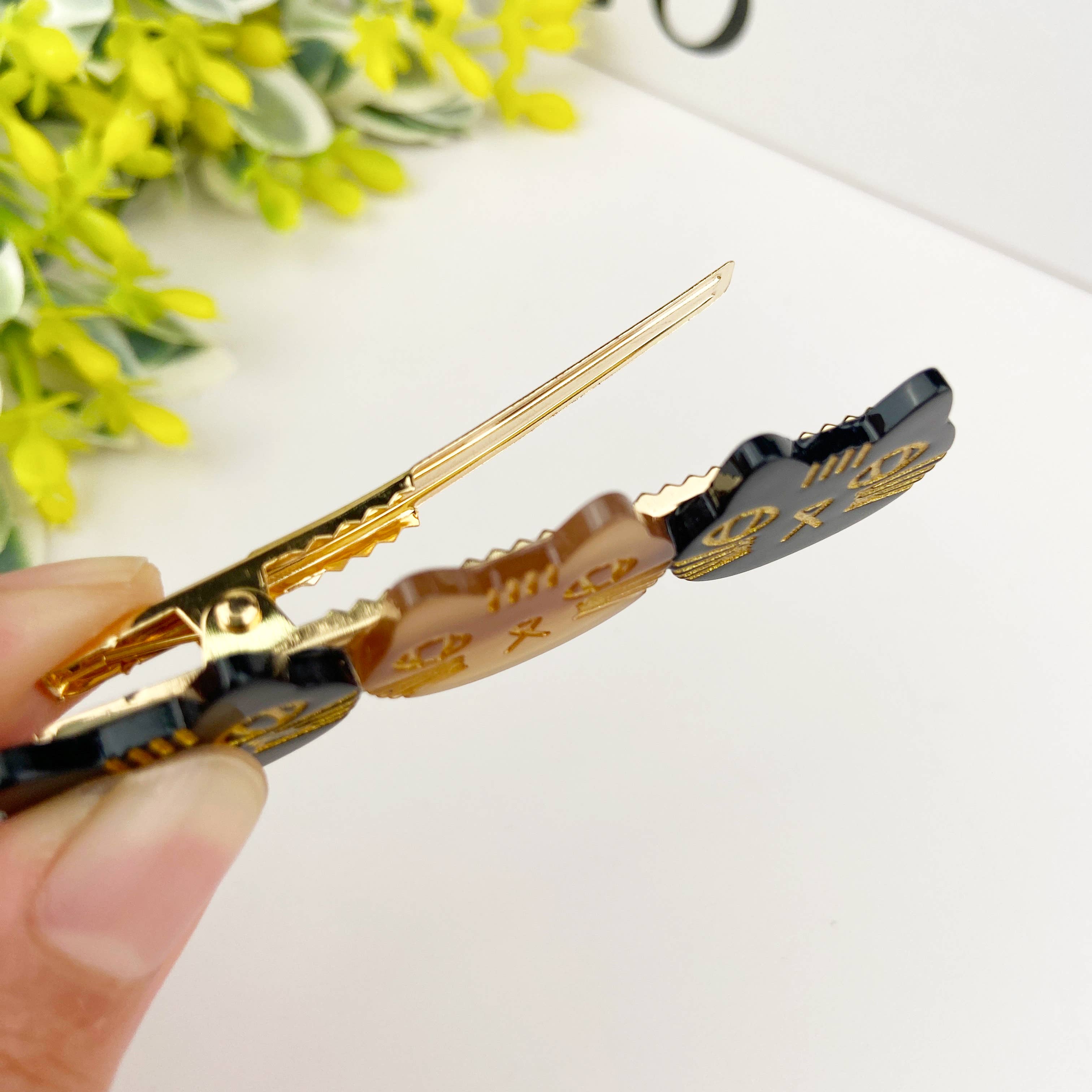 Cute cat duckbill clip