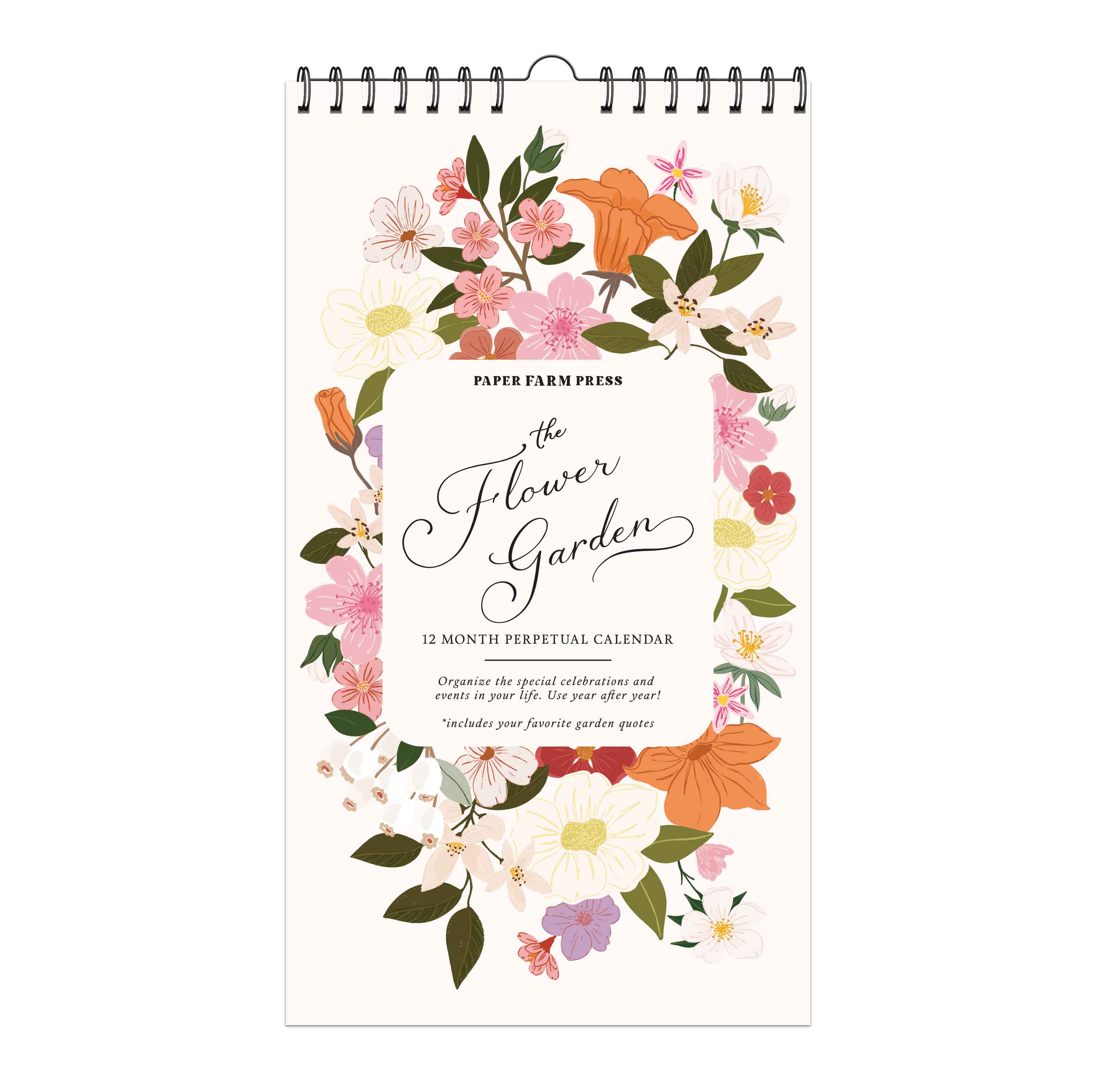 Flower Garden Celebrations Calendars (Perpetual)