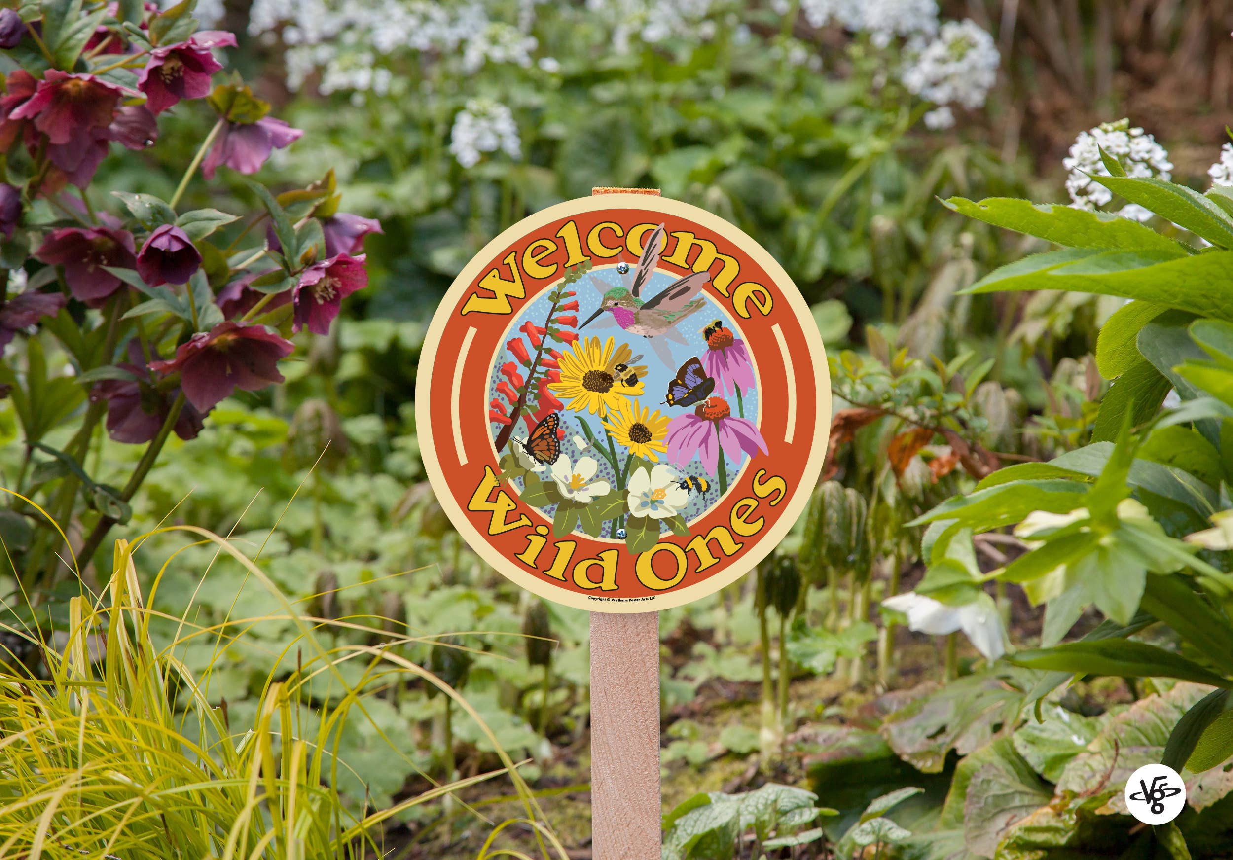 Welcome Wild Ones -- Garden Sign