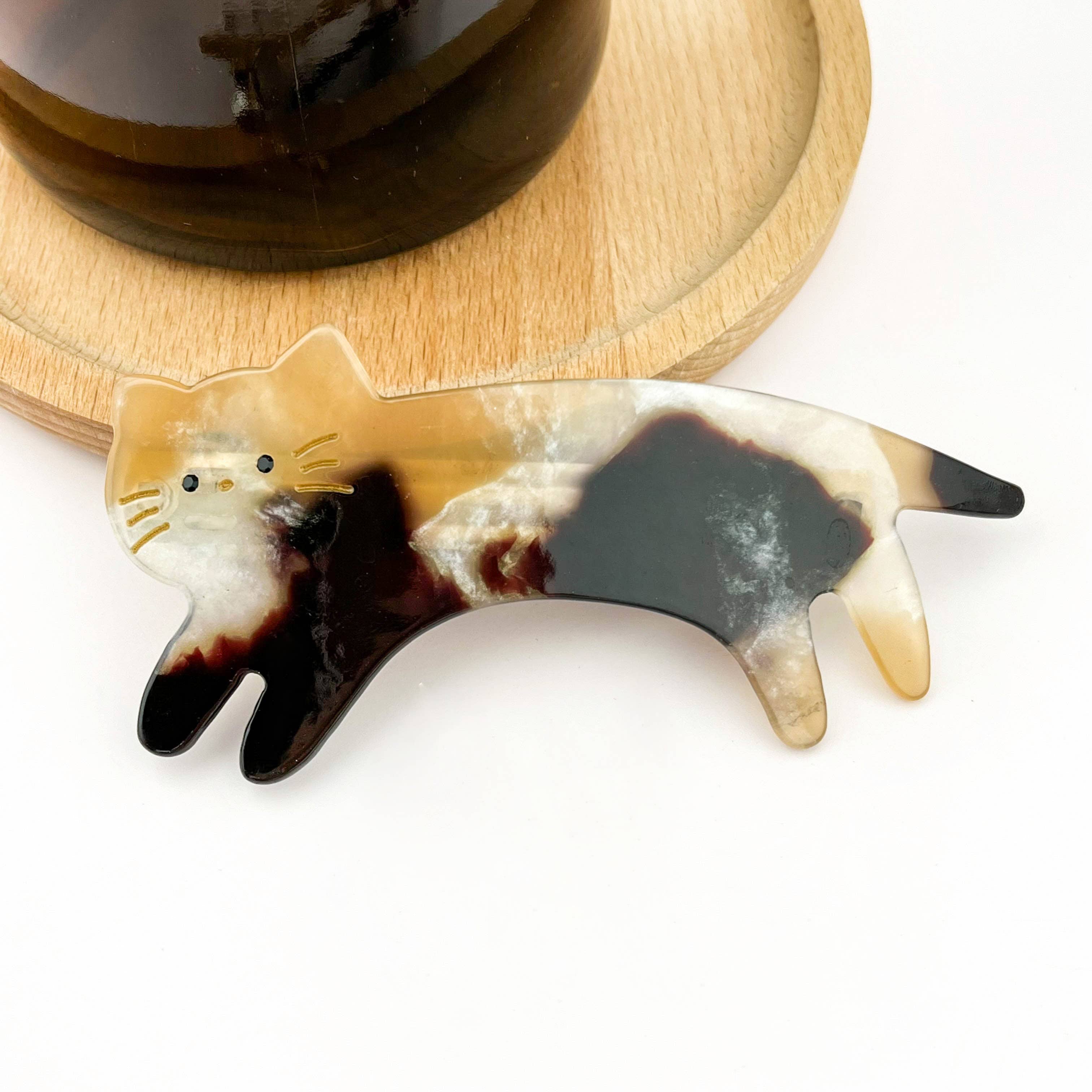 Cat Spring Hair Clip