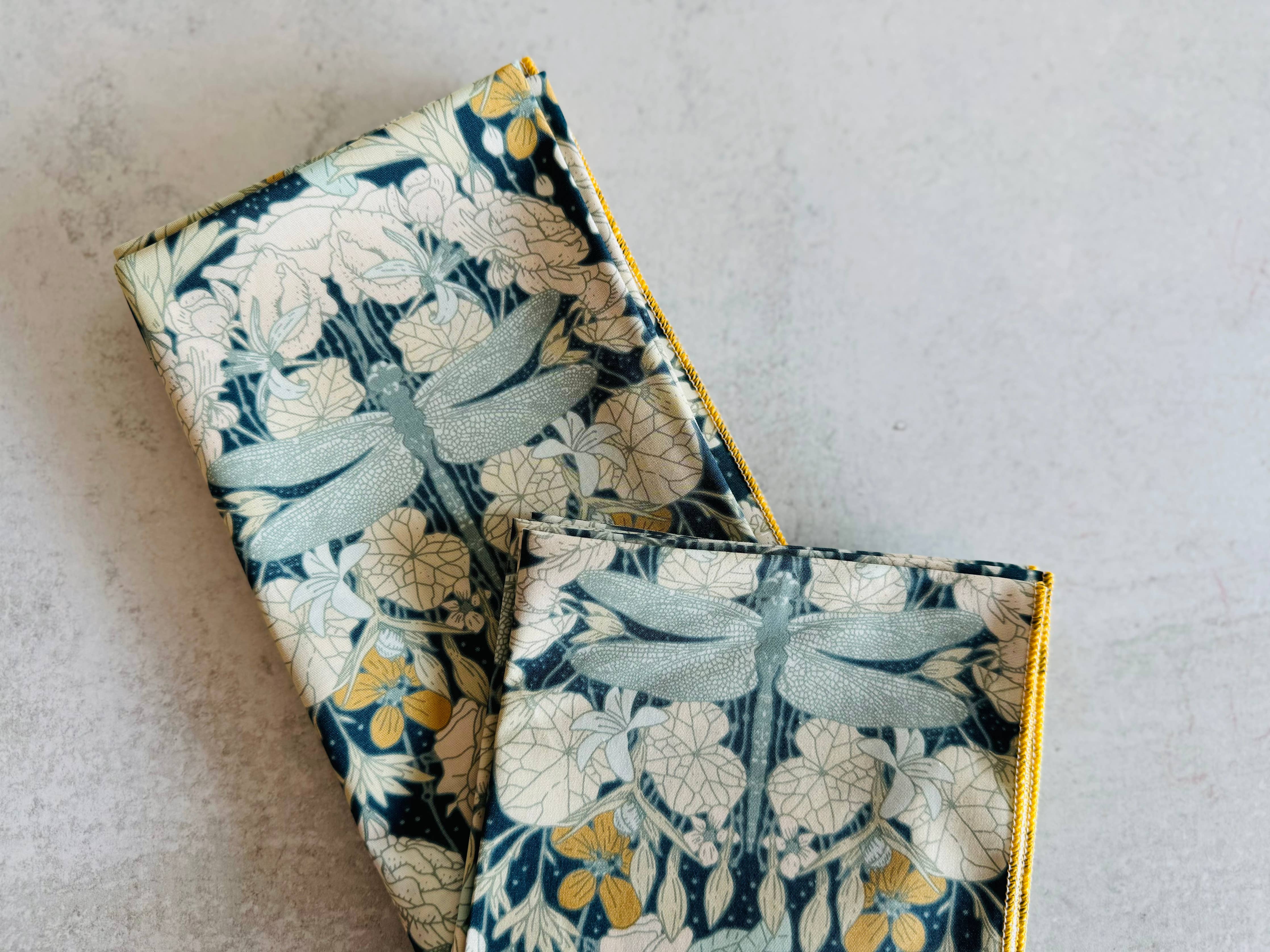 Dragonflies at Twilight Cloth Napkins, set of four