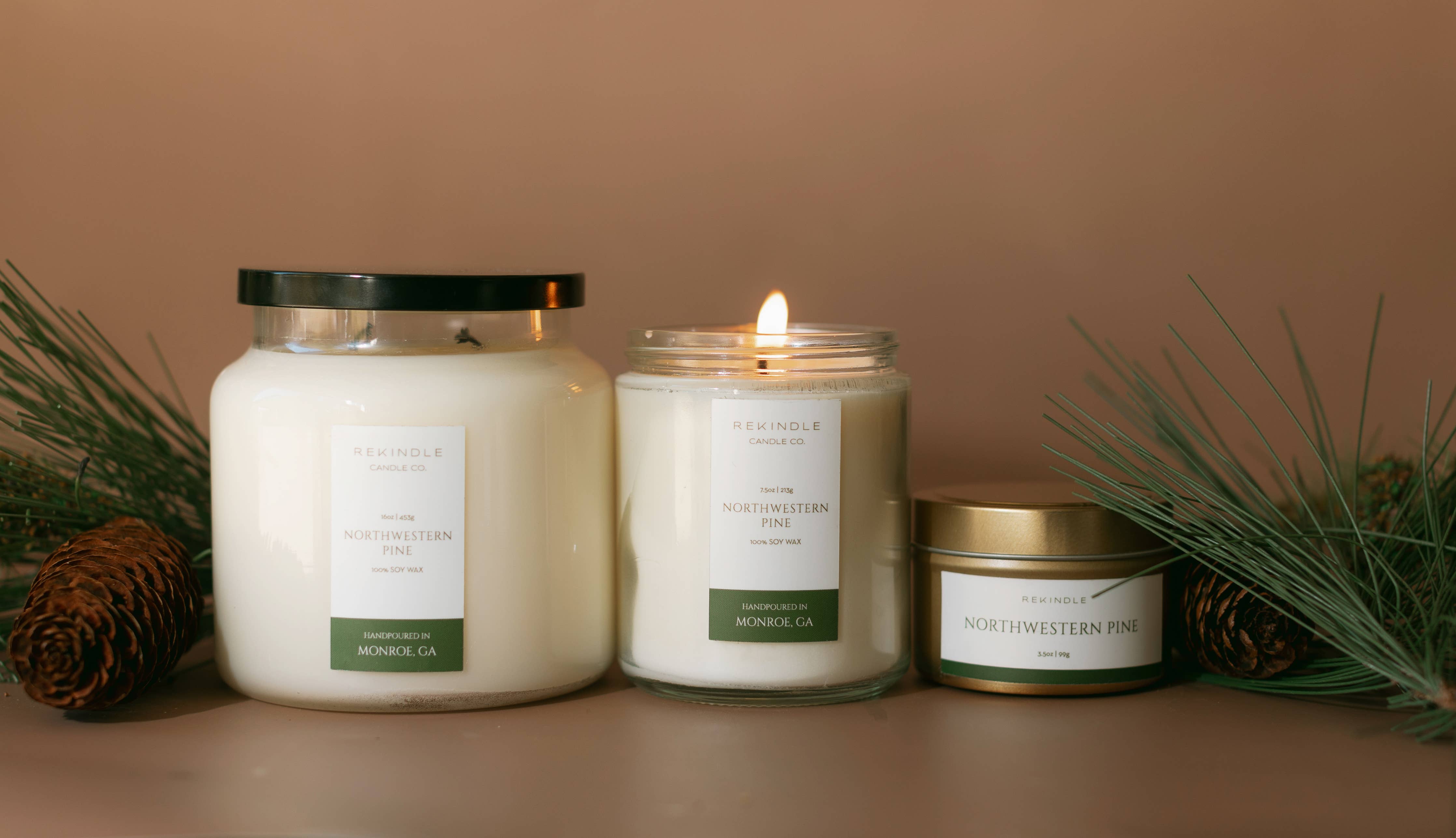 Northwestern Pine Cotton Wick Soy Candle