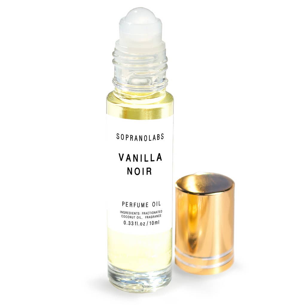 VANILLA NOIR Vegan Perfume Oil. Roll on 10 ml