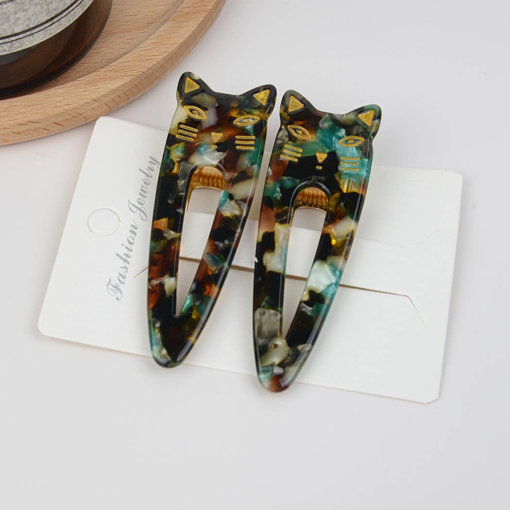 Cat Hair Clips, Set Of 2