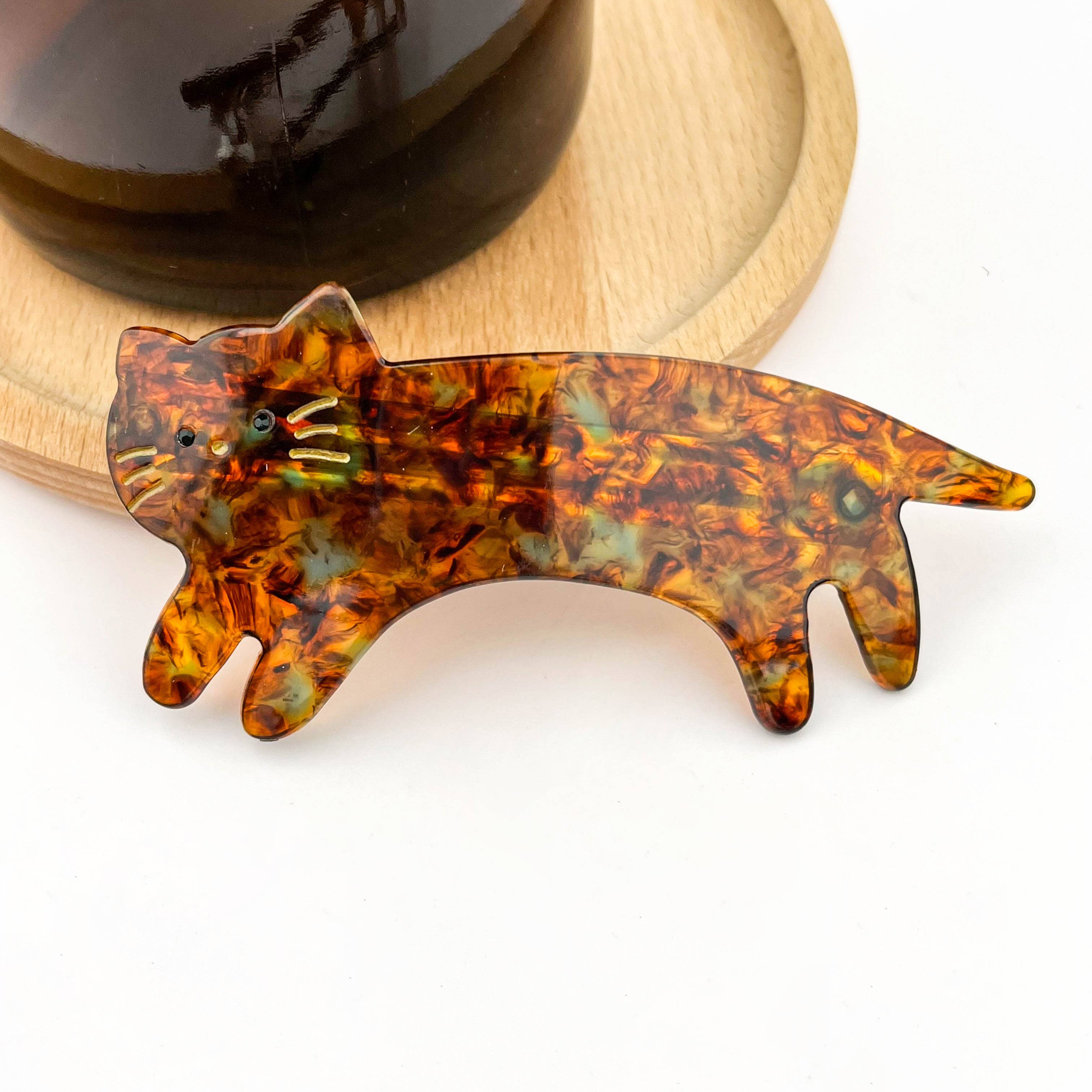 Cat Spring Hair Clip