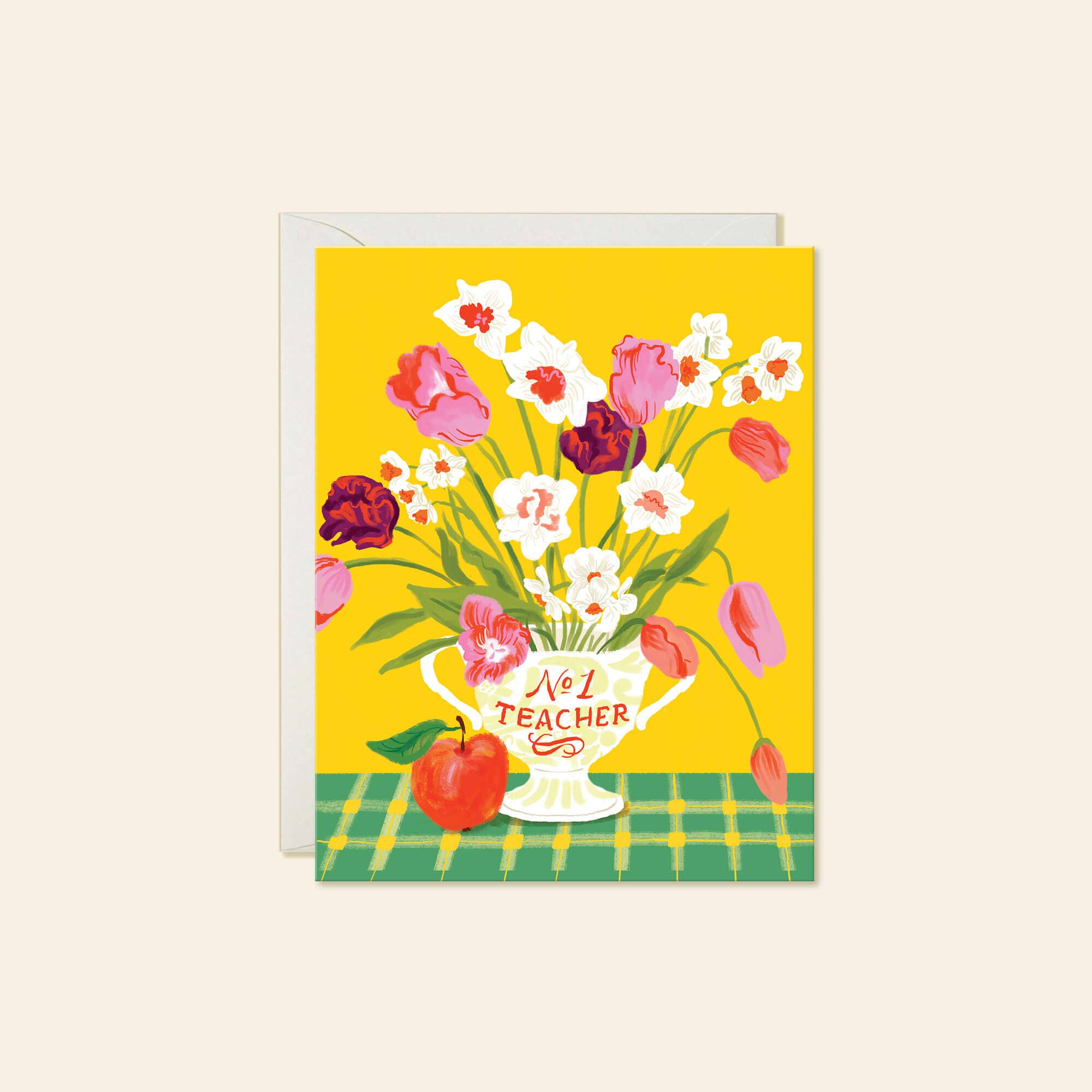 No.1 Teacher Card – Teacher Appreciation Greeting Card