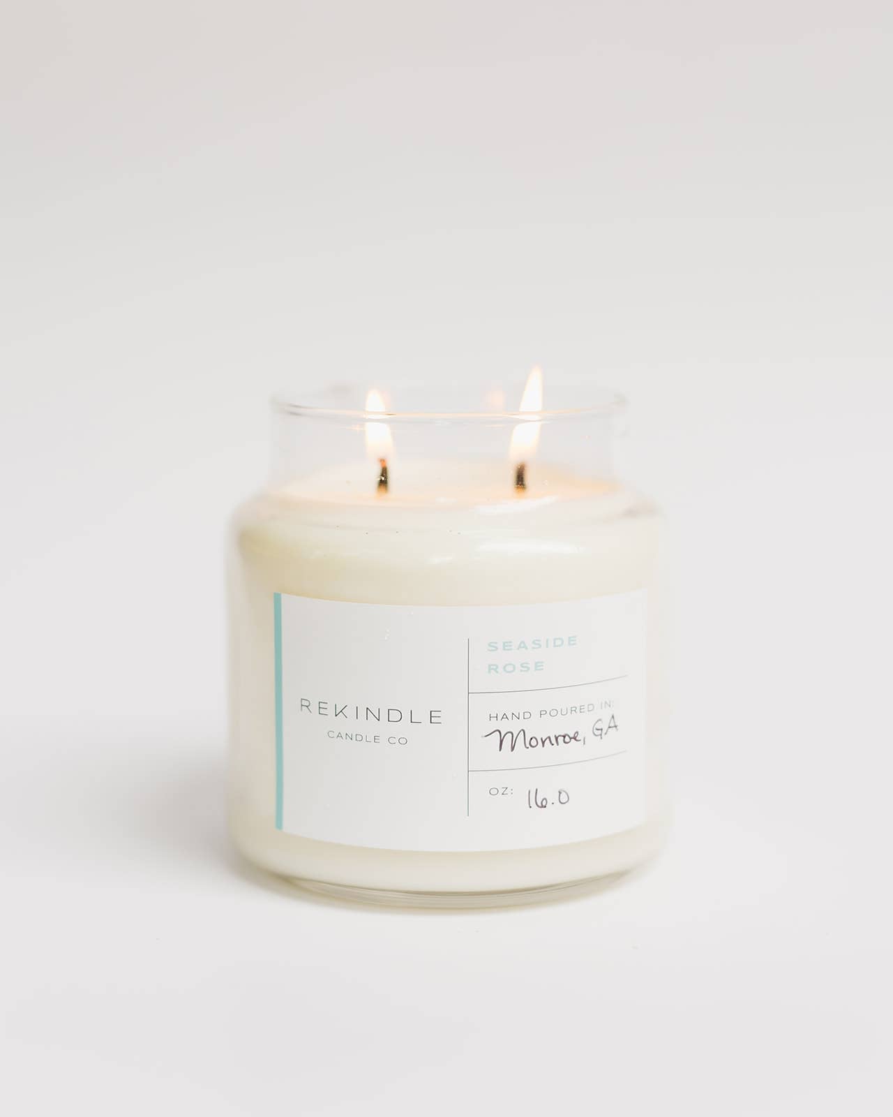 Seaside Rose Cotton Wick Soy Candle