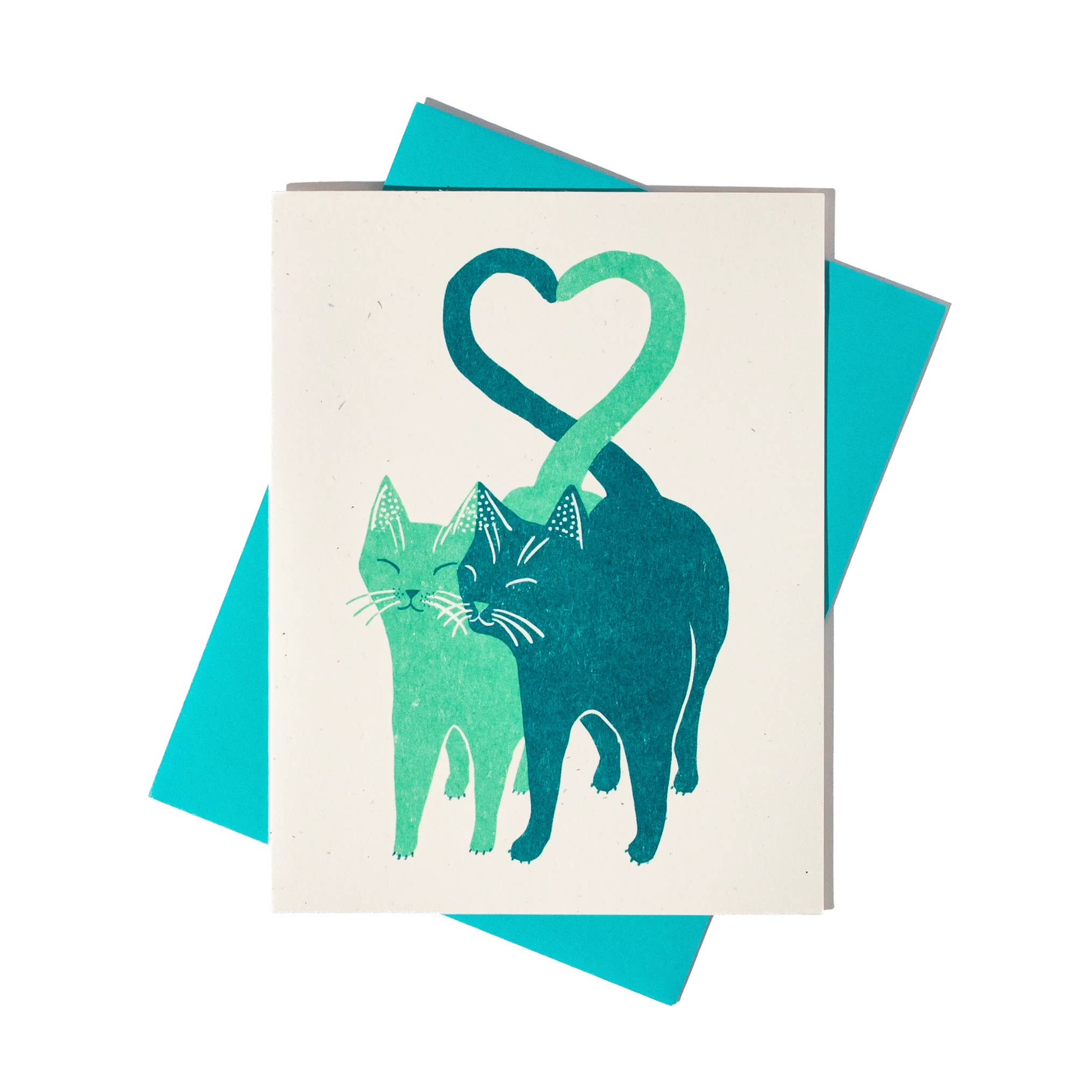 Love Cats - Risograph Card