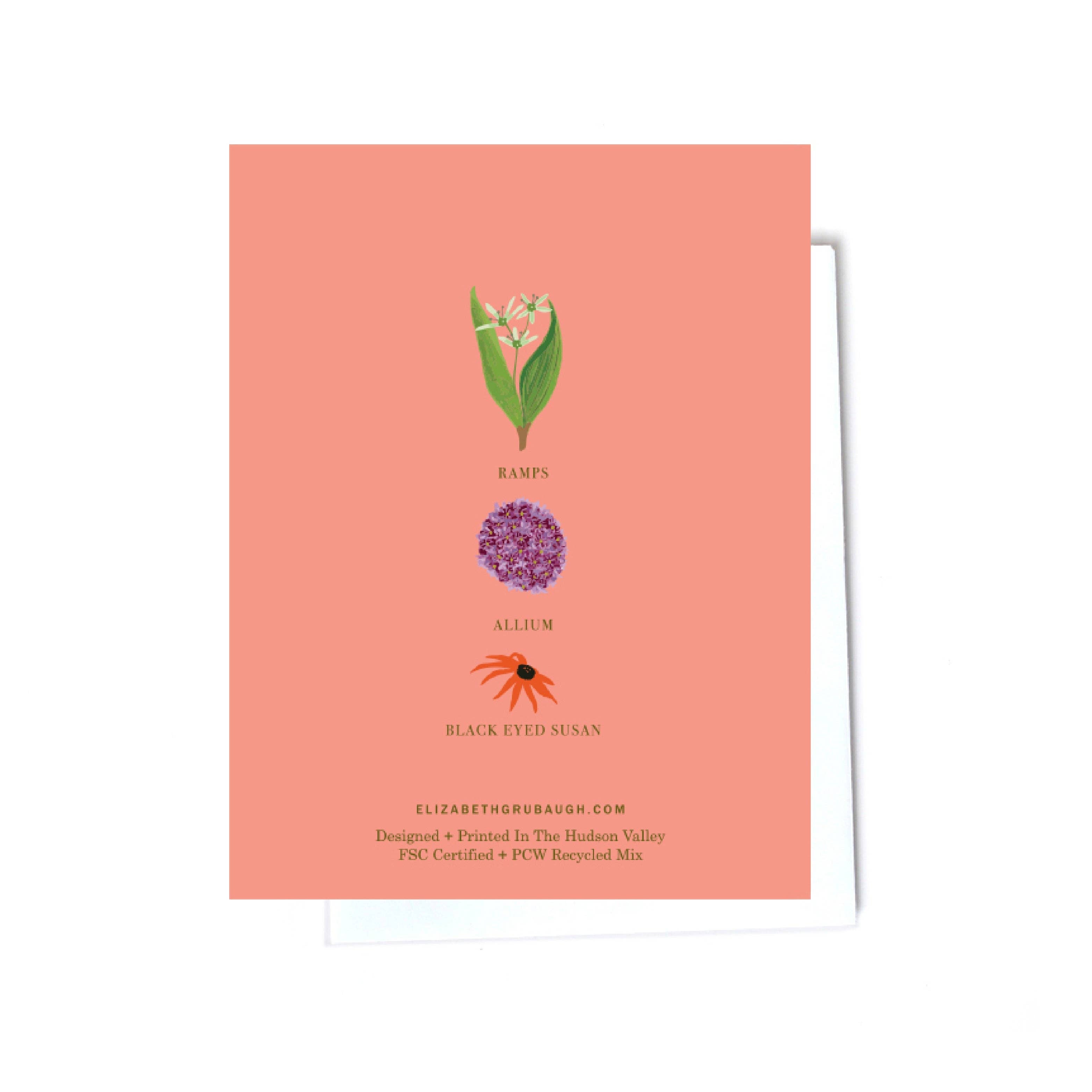 In The Garden Note Card Set