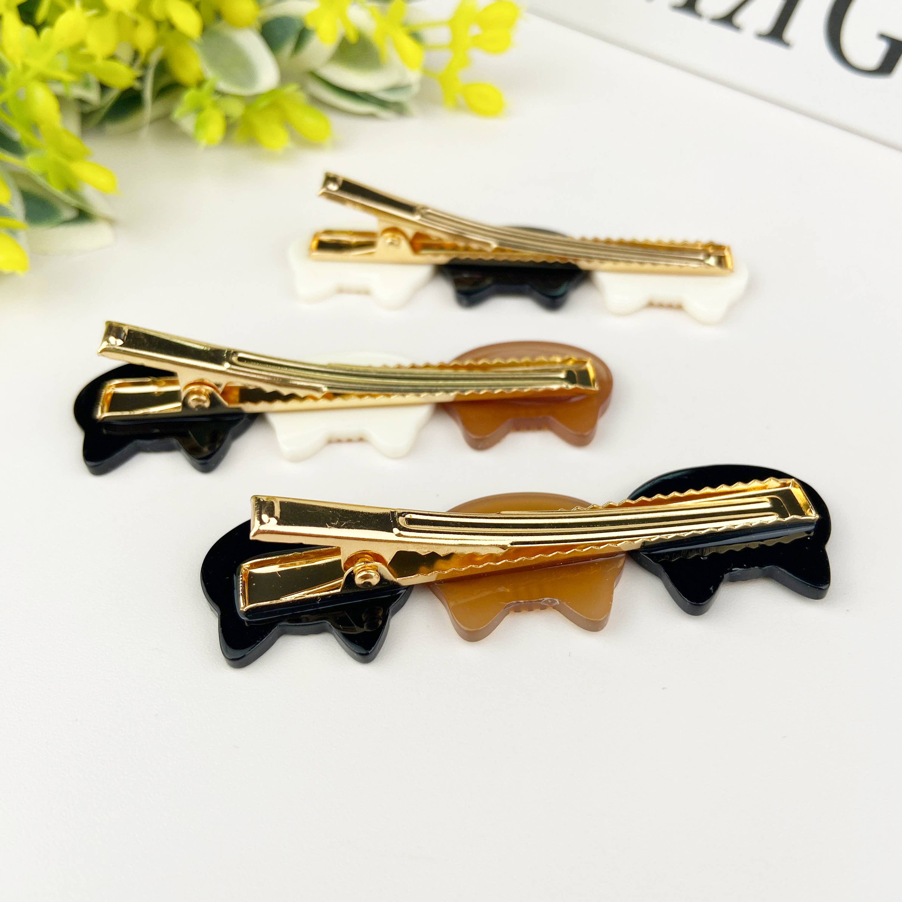 Cute cat duckbill clip