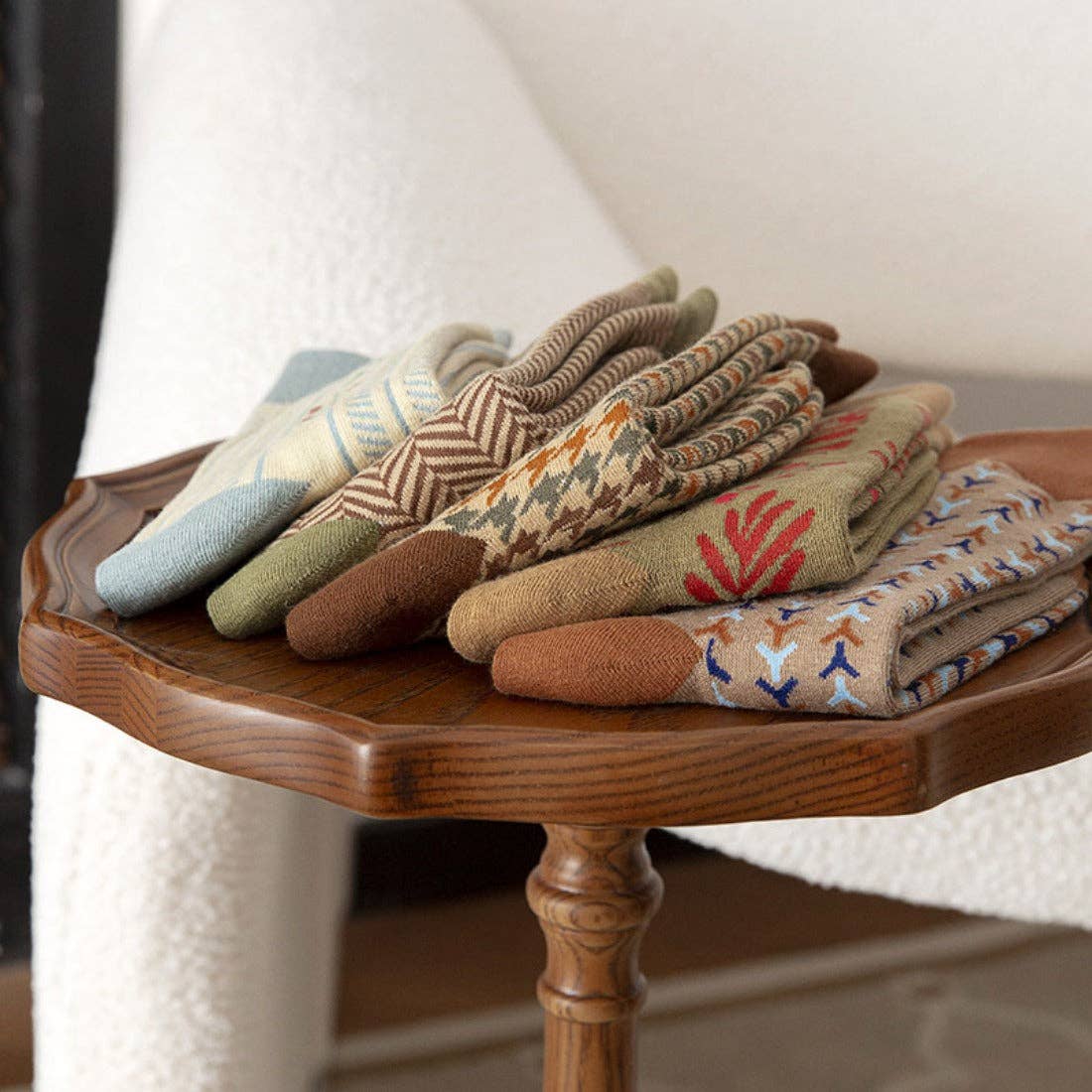Rufia - Vintage Pattern Women's Socks